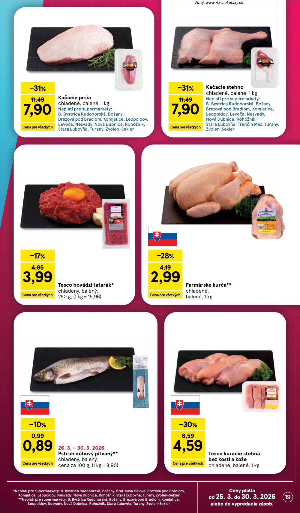 Leták Tesco (25. 3. - 30. 3. 2026) - strana 19 z 26