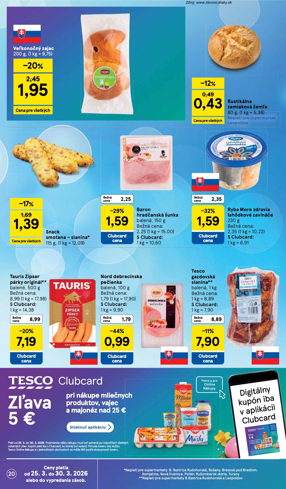 Leták Tesco (25. 3. - 30. 3. 2026) - strana 20 z 26