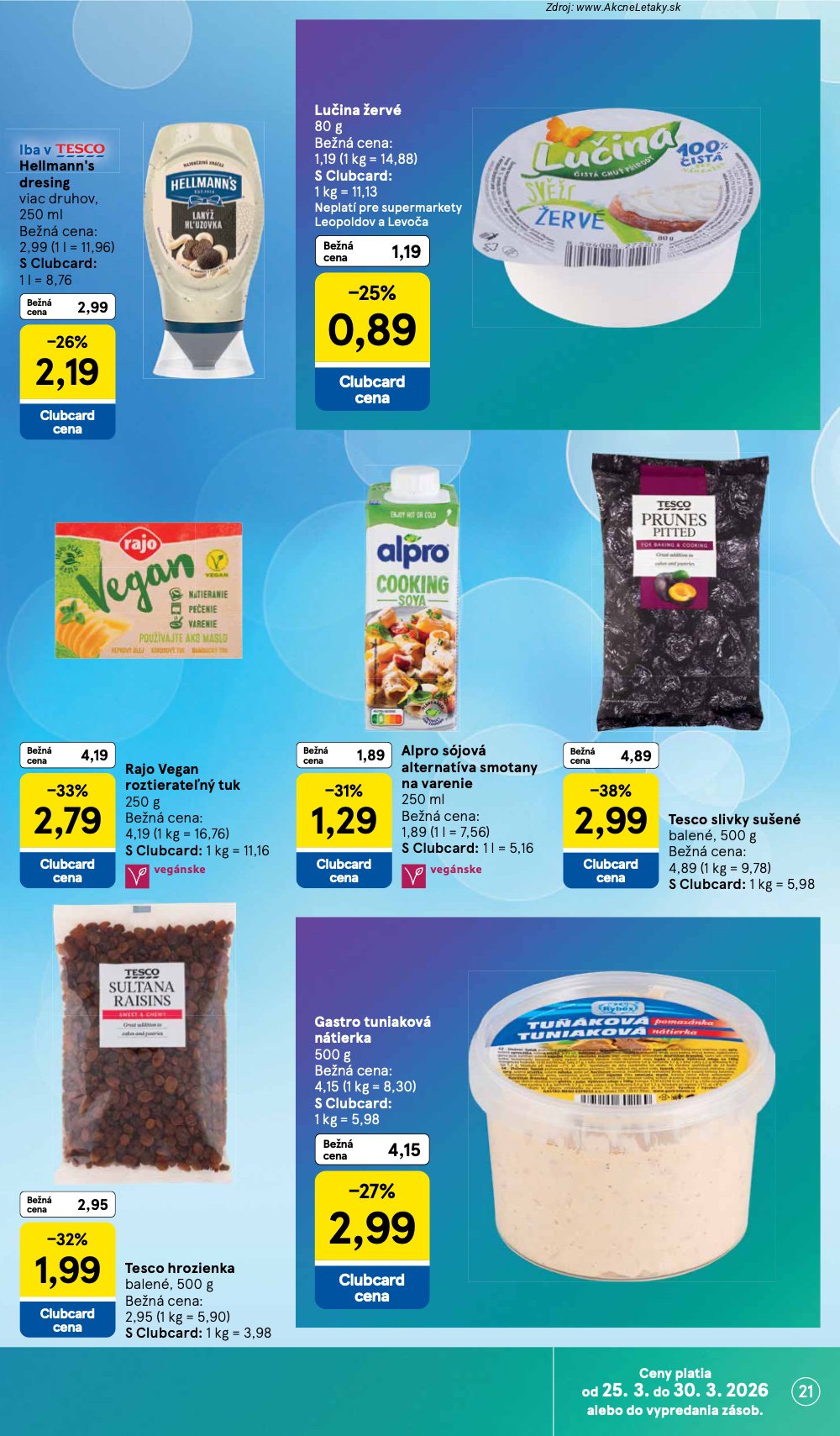 Leták Tesco (25. 3. - 30. 3. 2026) - strana 21 z 26