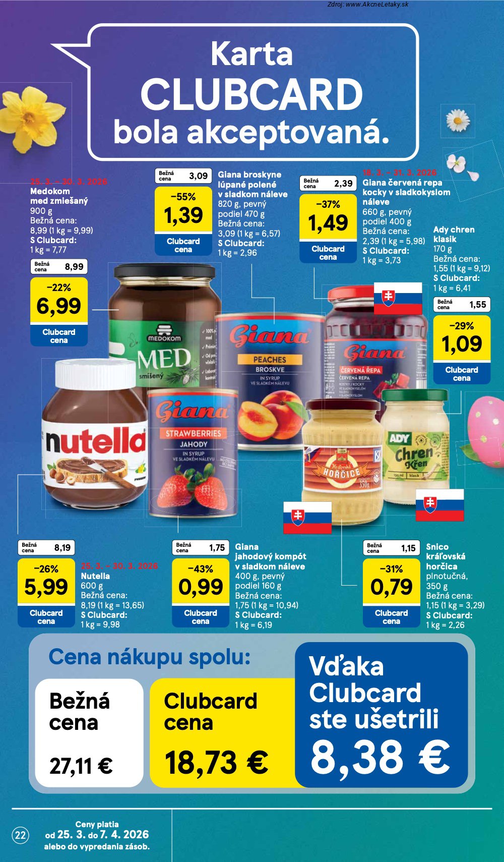 Leták Tesco (25. 3. - 30. 3. 2026) - strana 22 z 26