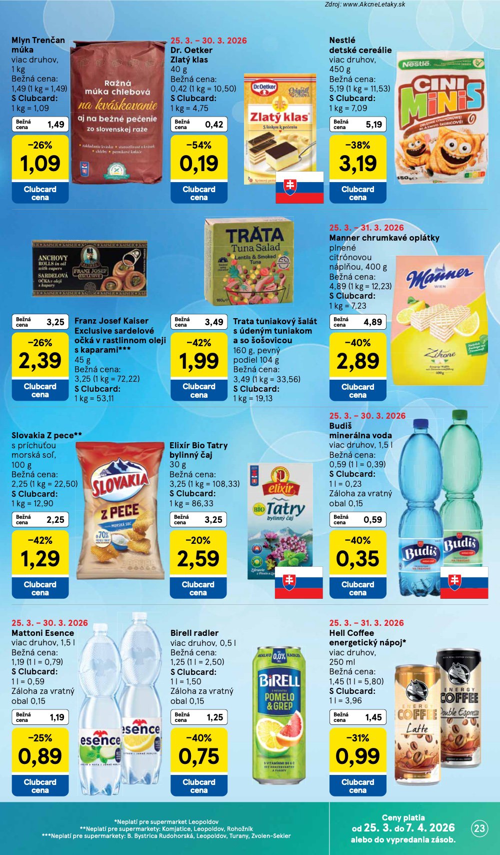 Leták Tesco (25. 3. - 30. 3. 2026) - strana 23 z 26