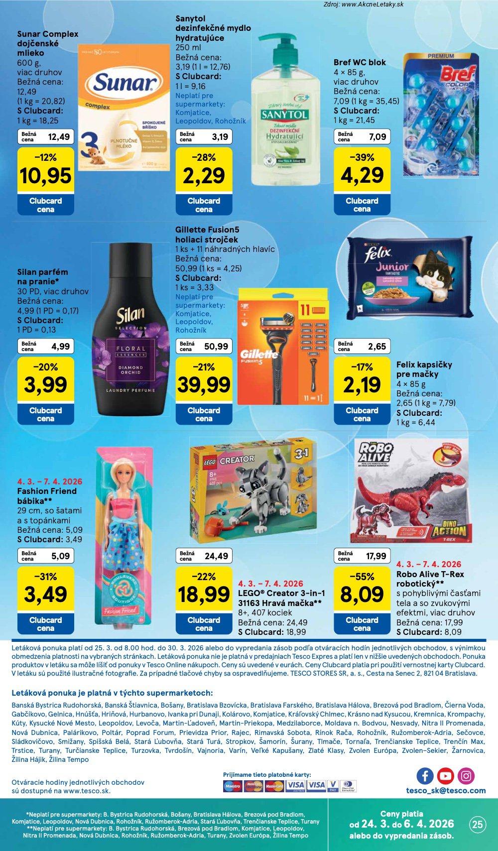 Leták Tesco (25. 3. - 30. 3. 2026) - strana 25 z 26