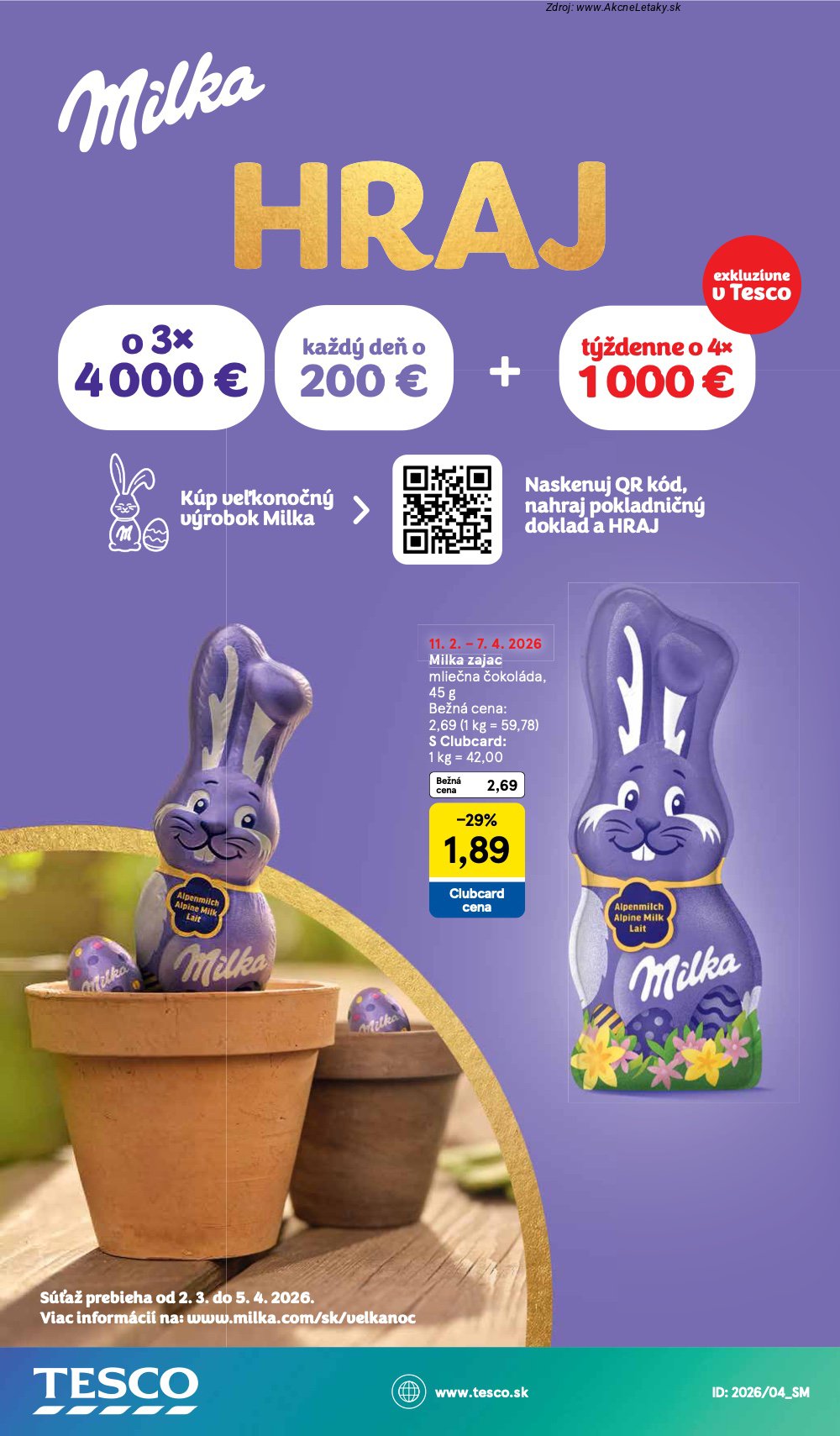 Leták Tesco (25. 3. - 30. 3. 2026) - strana 26 z 26