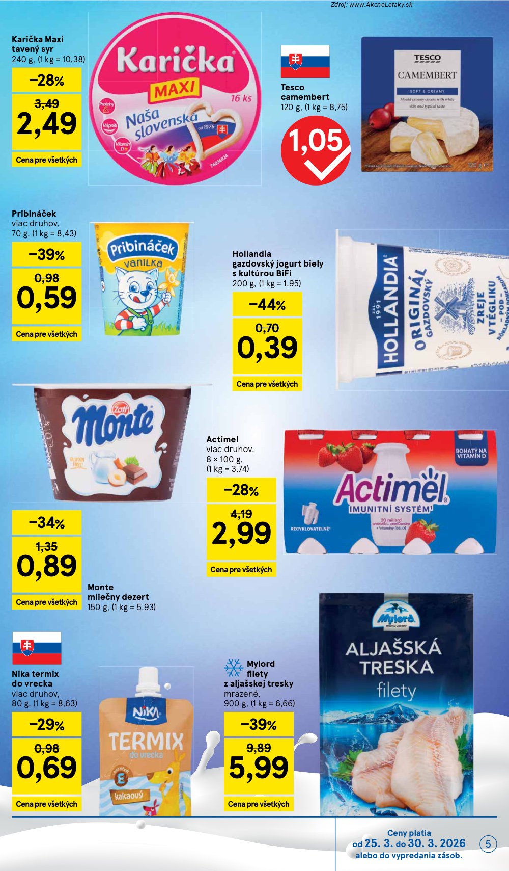 Leták Tesco (25. 3. - 30. 3. 2026) - strana 5 z 26
