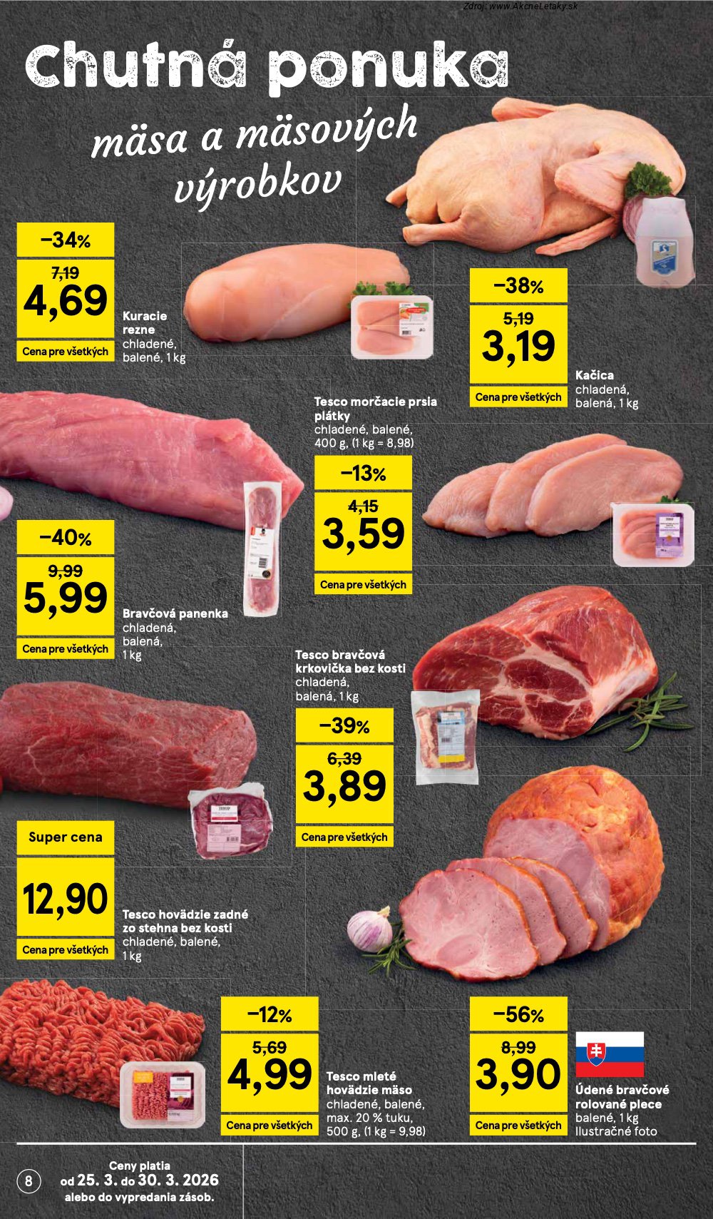 Leták Tesco (25. 3. - 30. 3. 2026) - strana 8 z 26