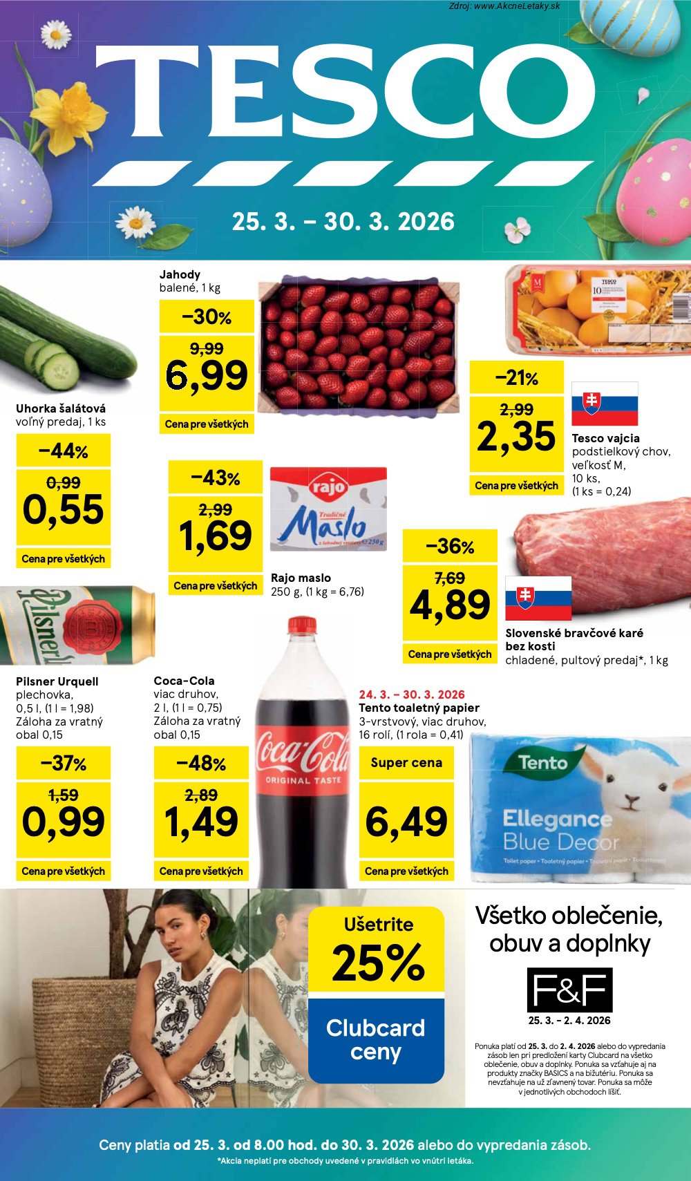 Leták Tesco (25. 3. - 30. 3. 2026) - strana 1 z 43