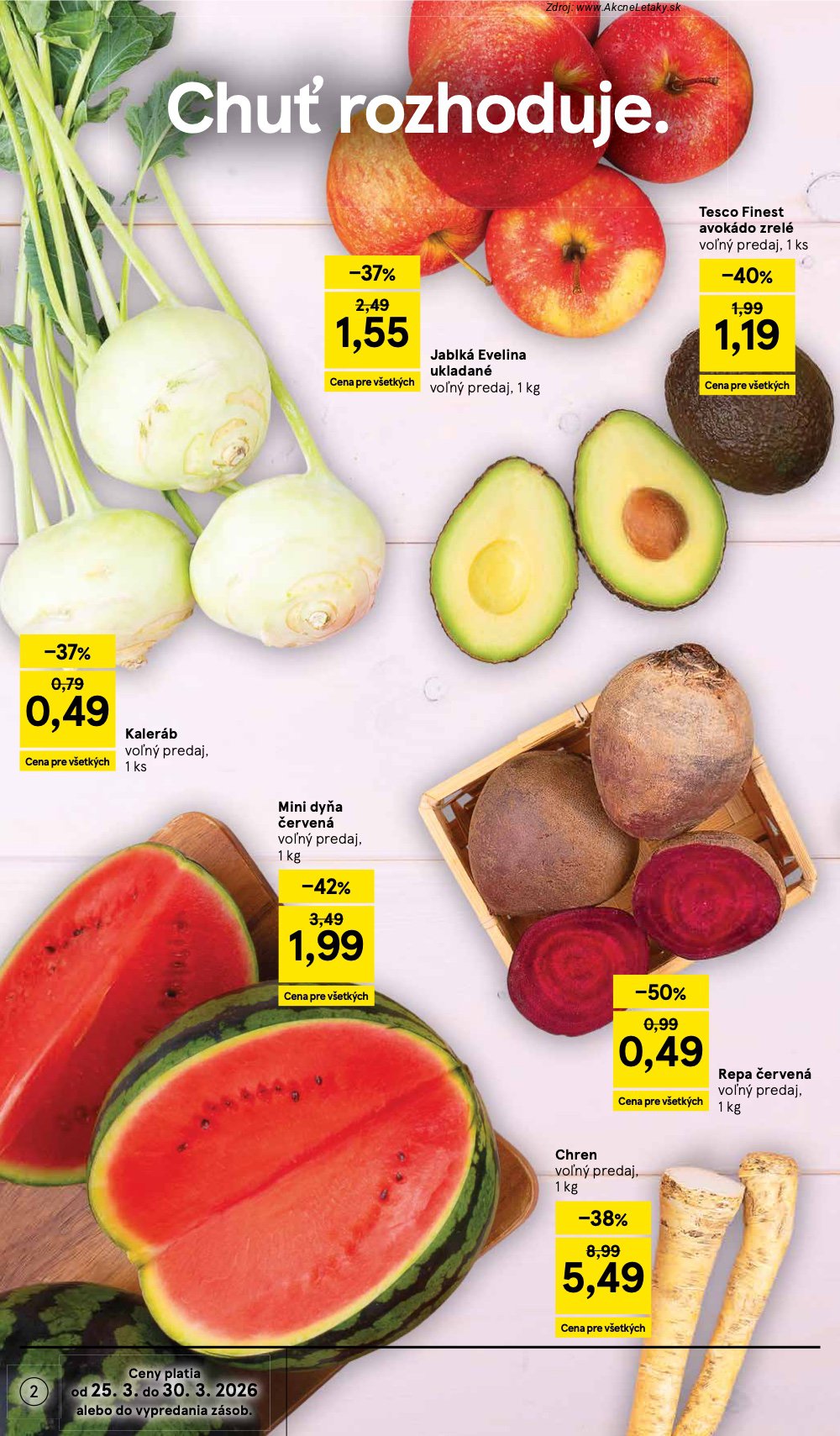 Leták Tesco (25. 3. - 30. 3. 2026) - strana 2 z 43