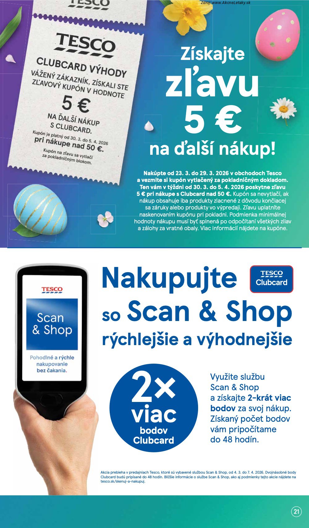 Leták Tesco (25. 3. - 30. 3. 2026) - strana 21 z 43