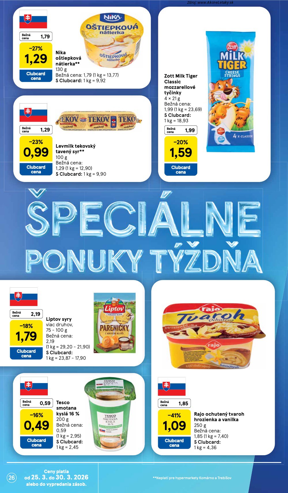 Leták Tesco (25. 3. - 30. 3. 2026) - strana 26 z 43