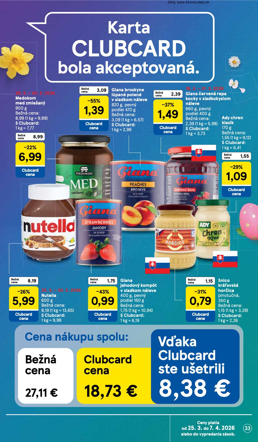 Leták Tesco (25. 3. - 30. 3. 2026) - strana 33 z 43