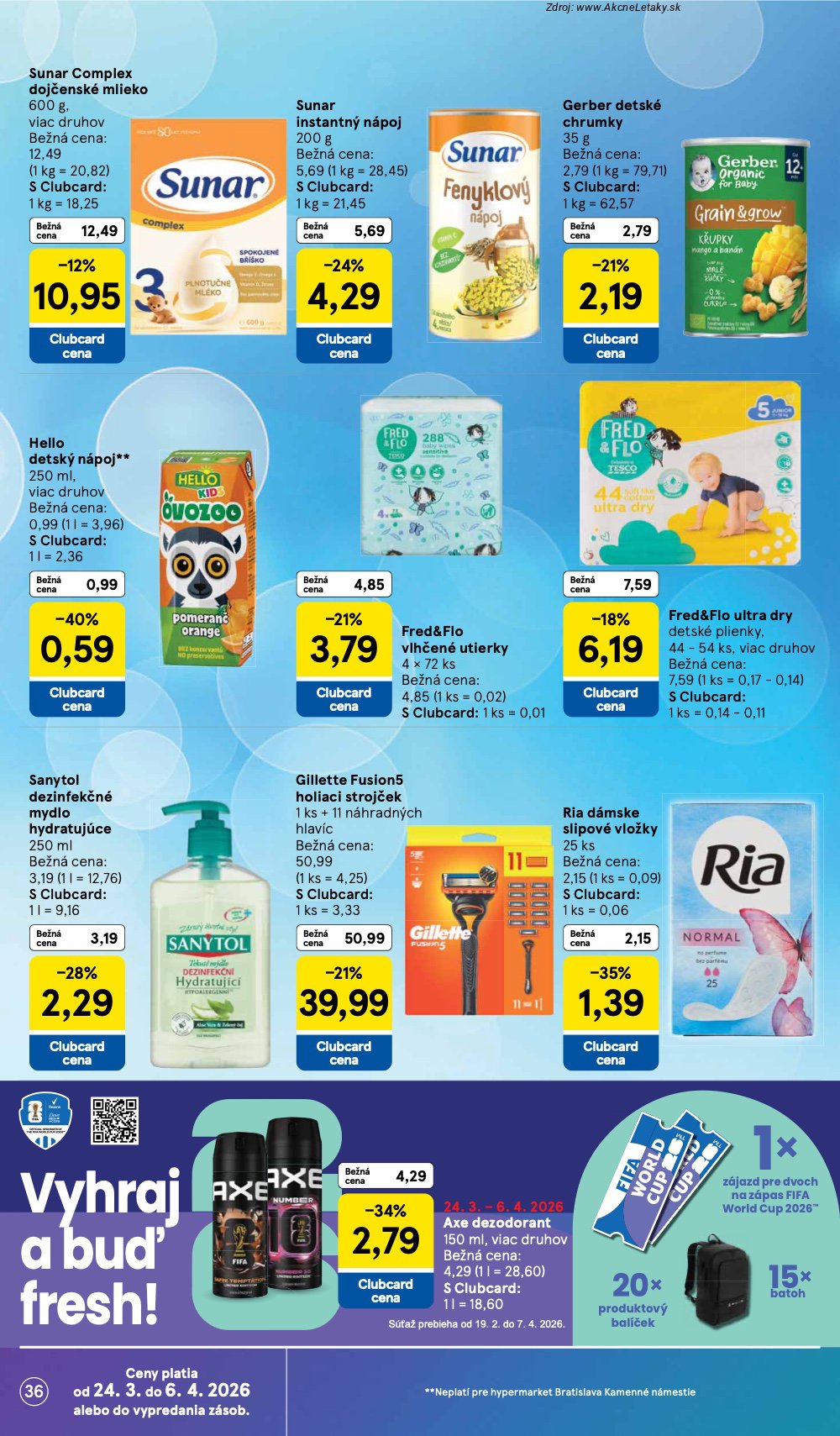 Leták Tesco (25. 3. - 30. 3. 2026) - strana 36 z 43