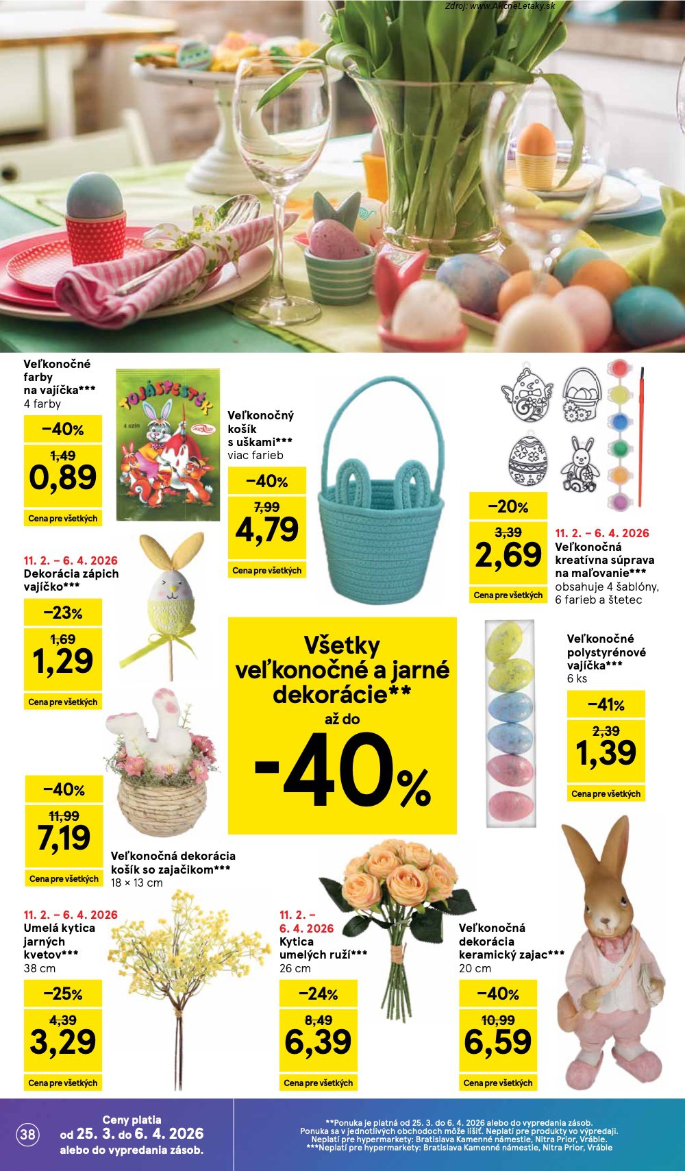Leták Tesco (25. 3. - 30. 3. 2026) - strana 38 z 43