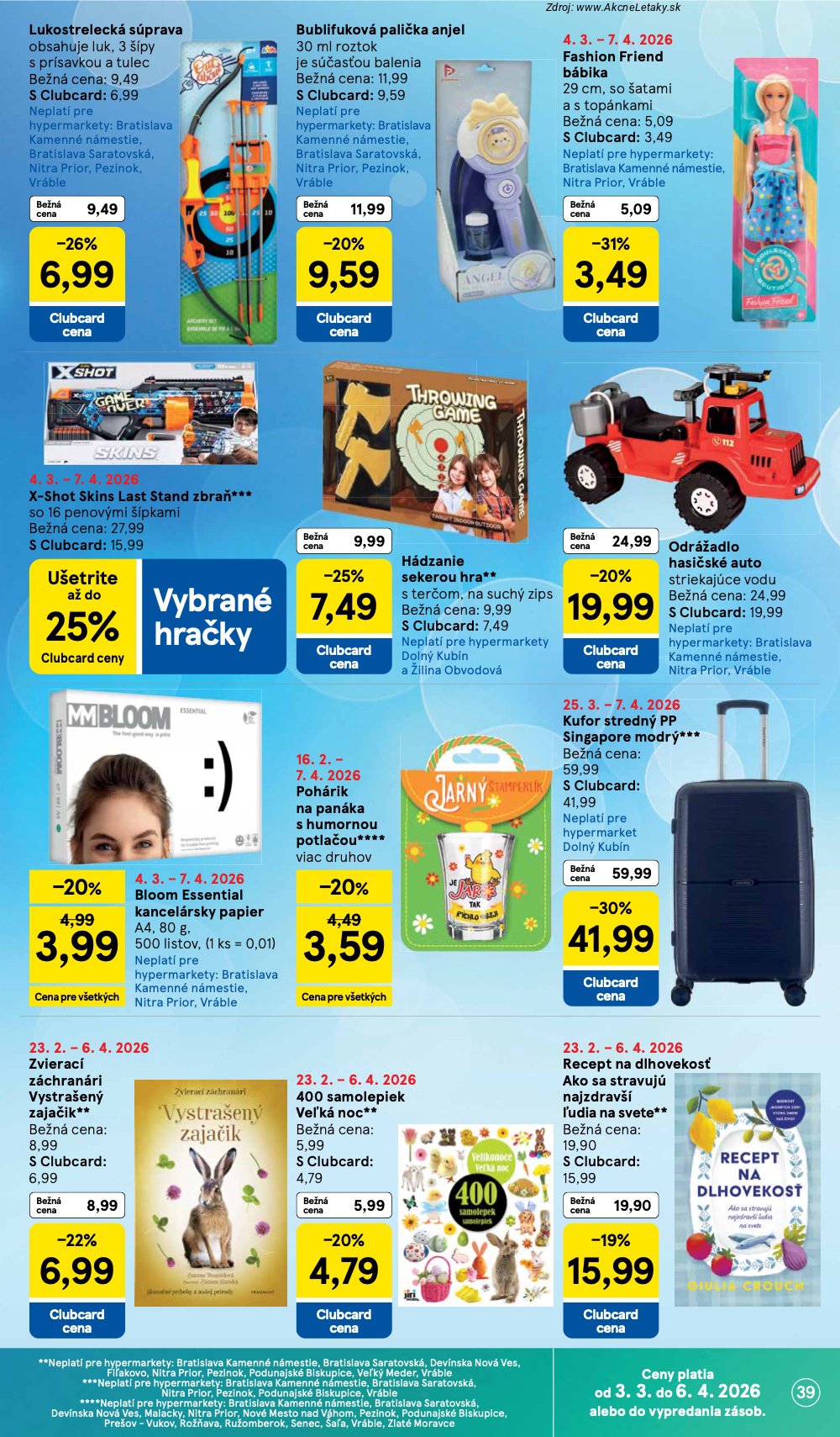 Leták Tesco (25. 3. - 30. 3. 2026) - strana 39 z 43