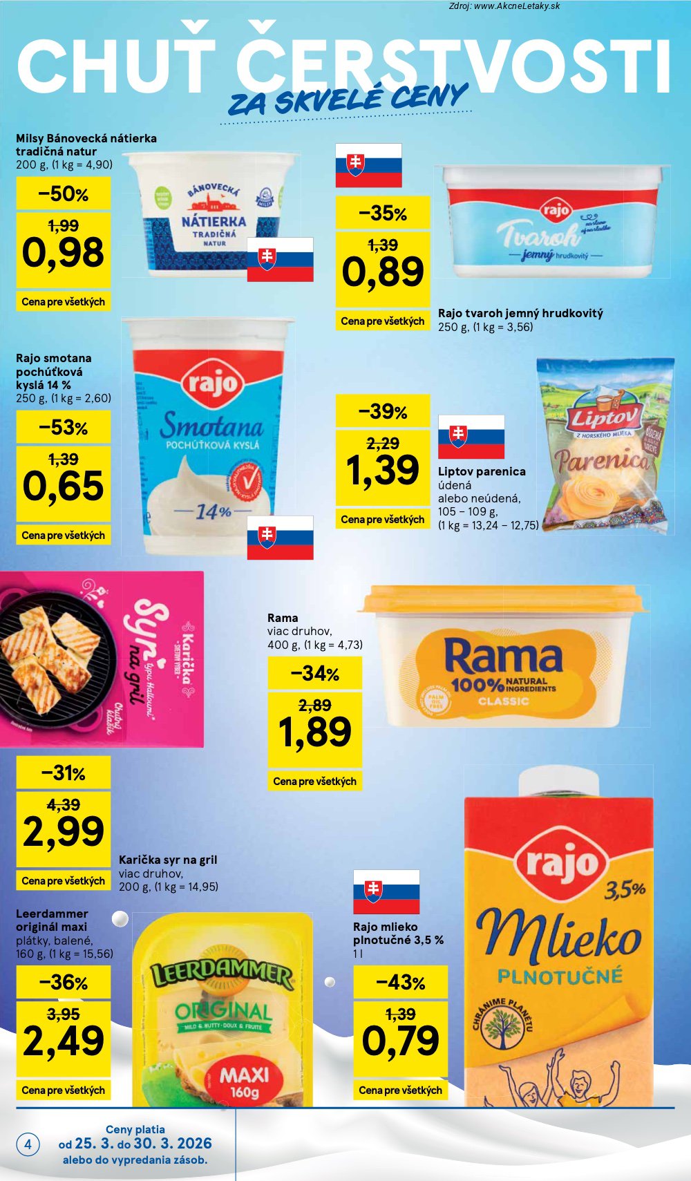 Leták Tesco (25. 3. - 30. 3. 2026) - strana 4 z 43
