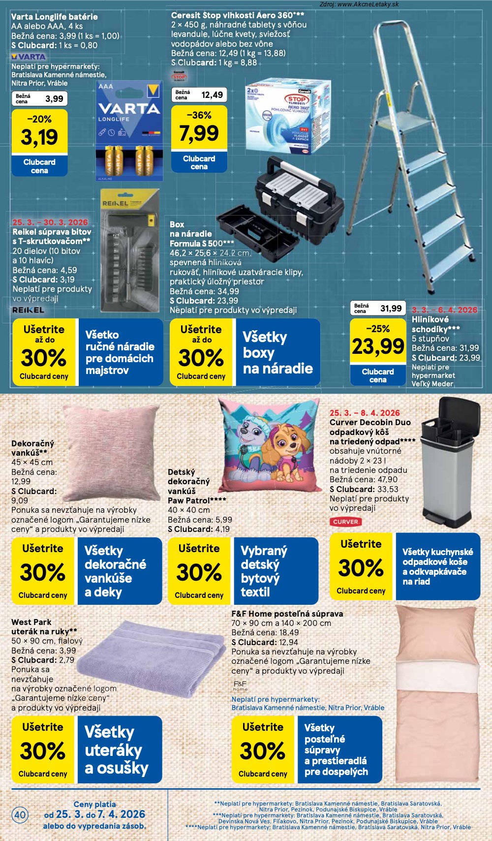 Leták Tesco (25. 3. - 30. 3. 2026) - strana 40 z 43