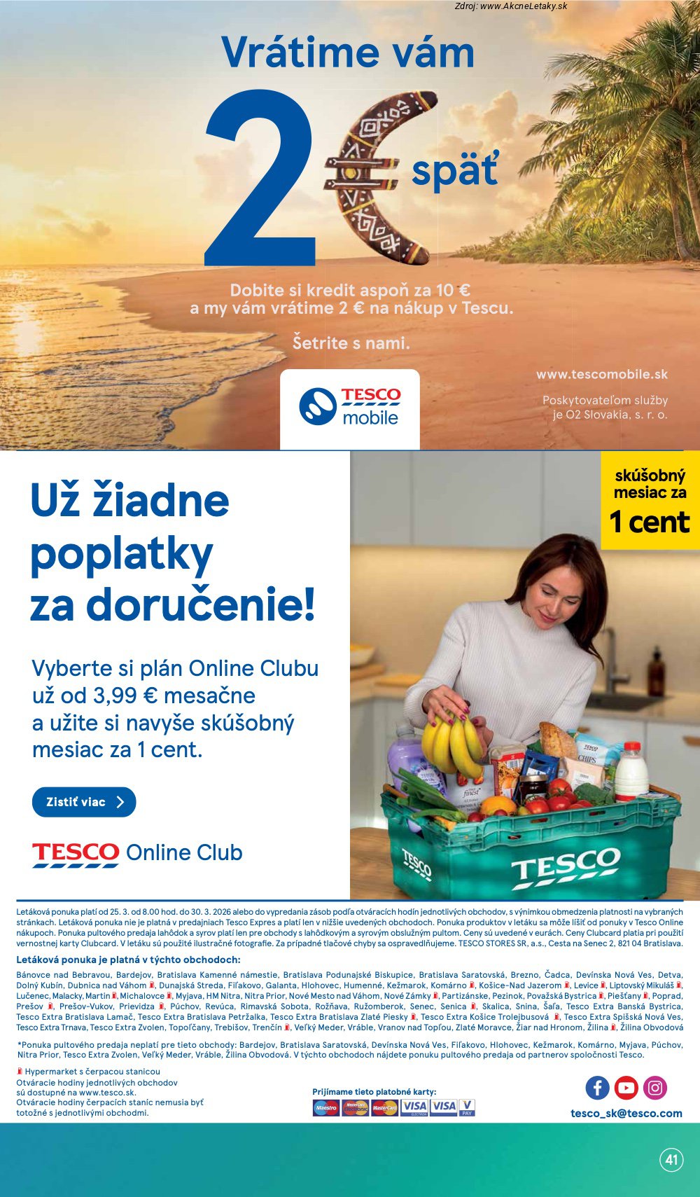Leták Tesco (25. 3. - 30. 3. 2026) - strana 41 z 43