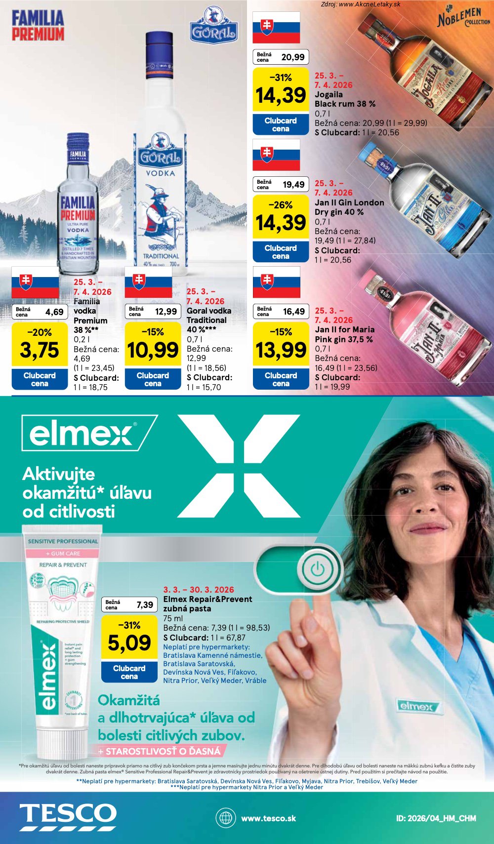 Leták Tesco (25. 3. - 30. 3. 2026) - strana 43 z 43