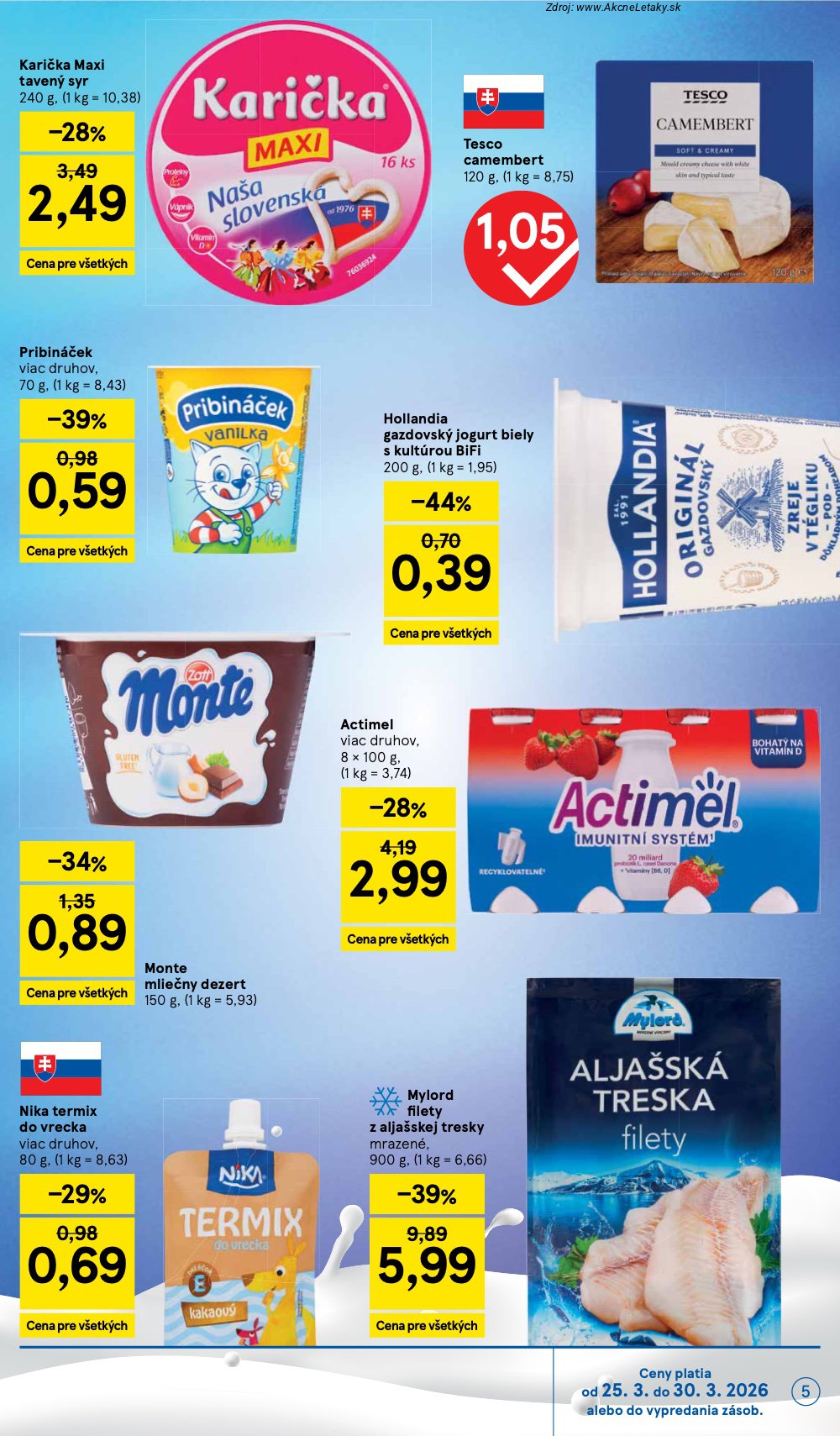 Leták Tesco (25. 3. - 30. 3. 2026) - strana 5 z 43