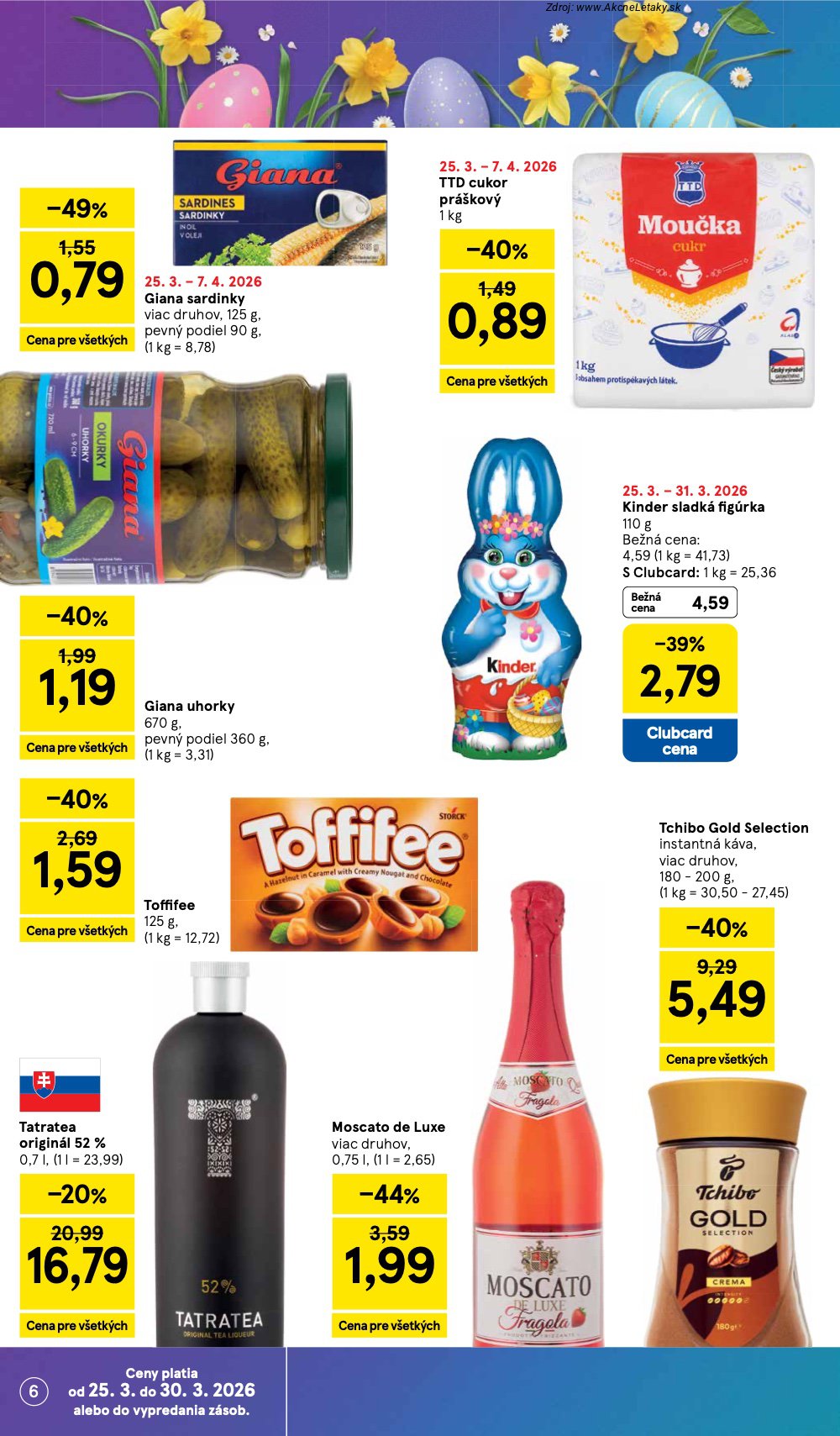 Leták Tesco (25. 3. - 30. 3. 2026) - strana 6 z 43