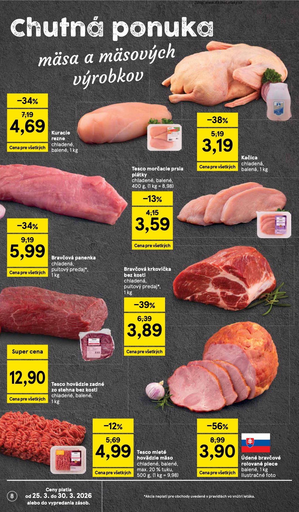 Leták Tesco (25. 3. - 30. 3. 2026) - strana 8 z 43