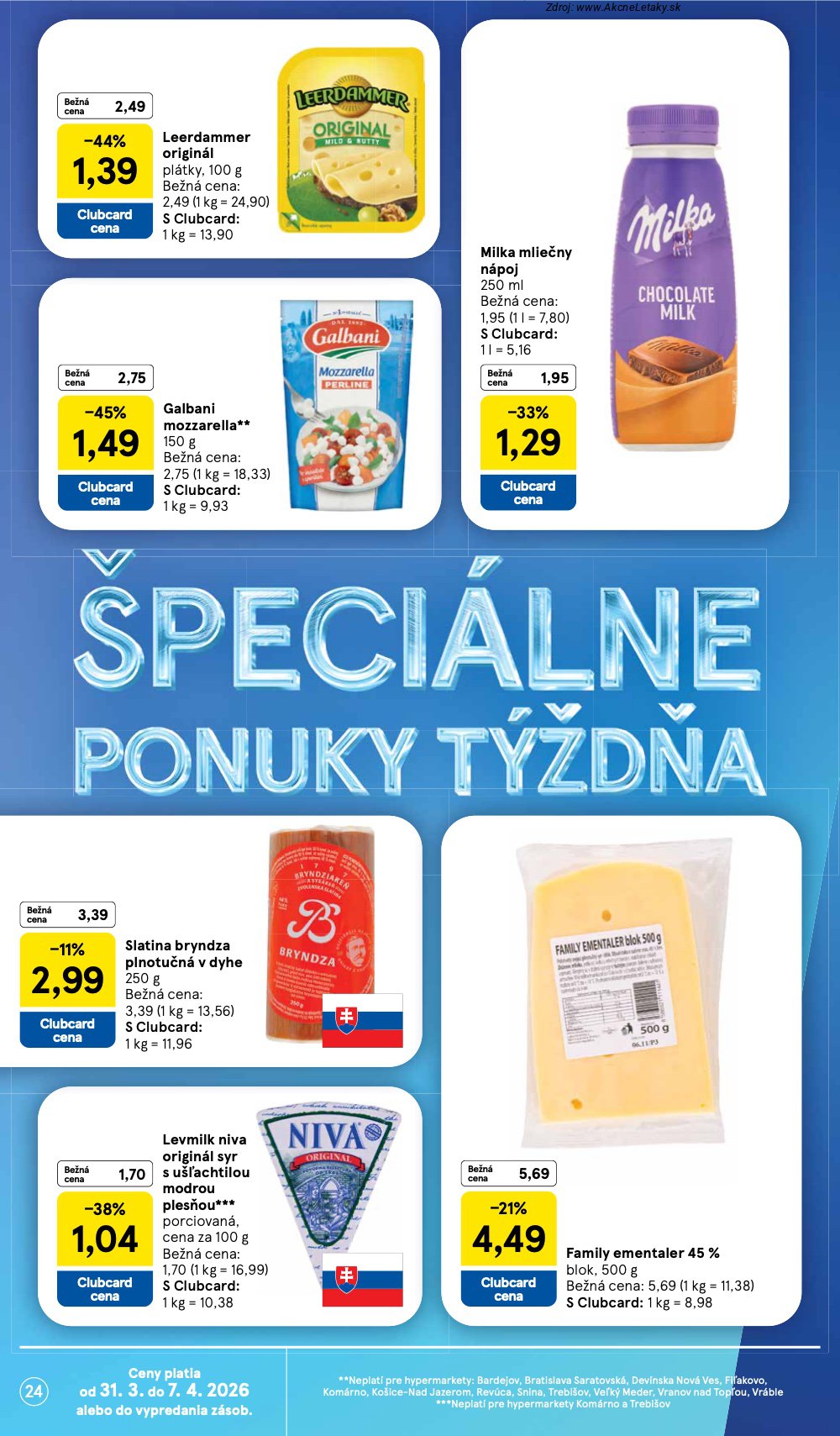 Leták Tesco (31. 3. - 7. 4. 2026) - strana 24 z 45