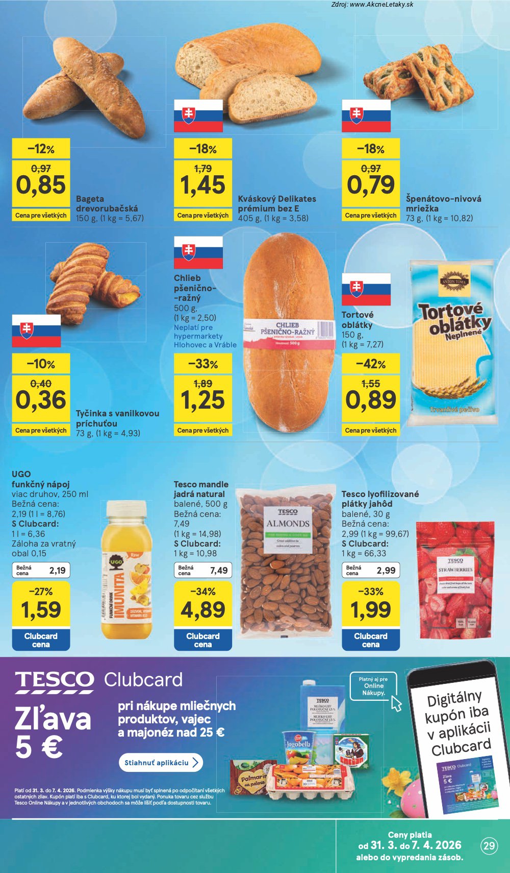 Leták Tesco (31. 3. - 7. 4. 2026) - strana 29 z 45