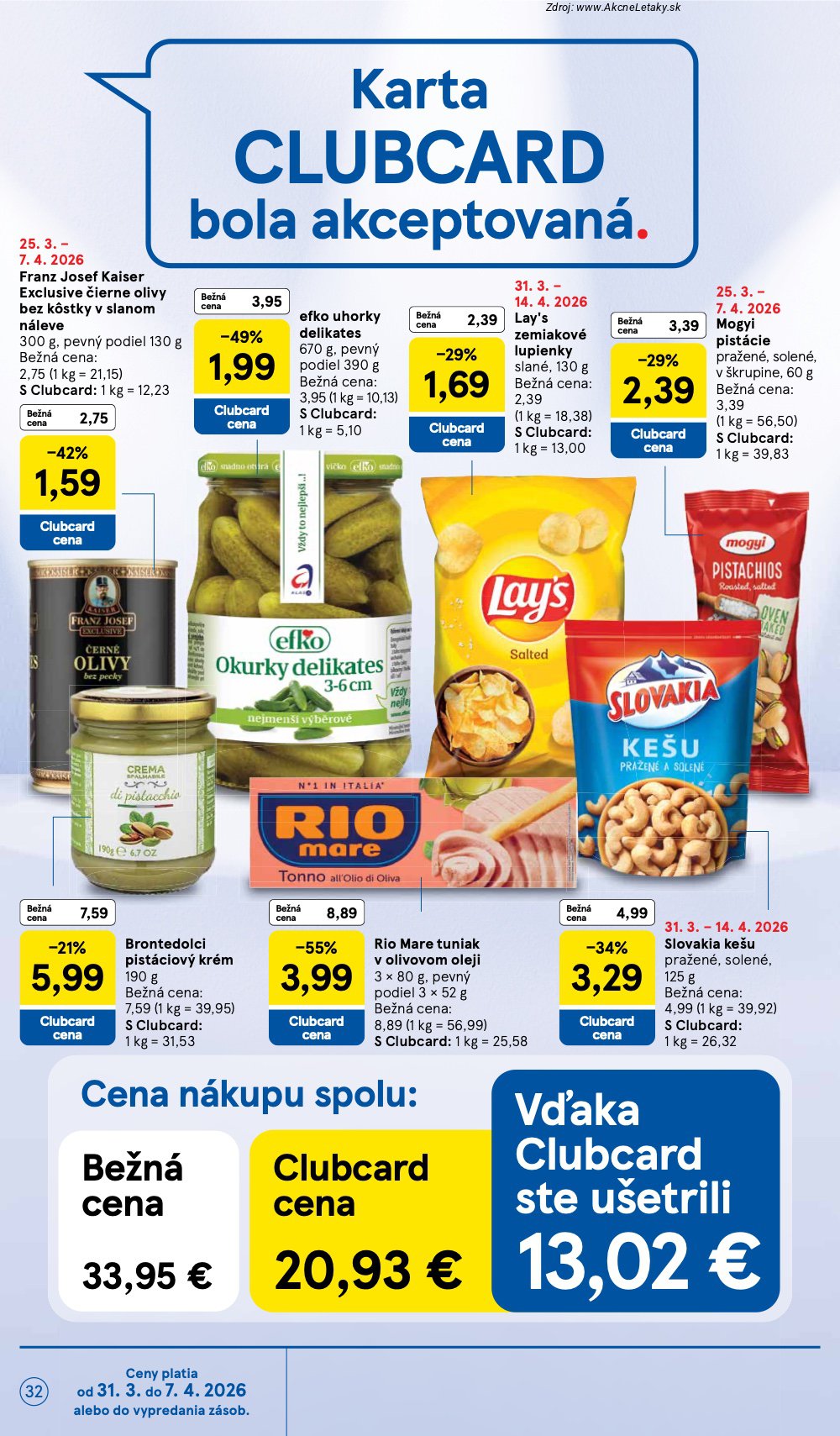Leták Tesco (31. 3. - 7. 4. 2026) - strana 32 z 45
