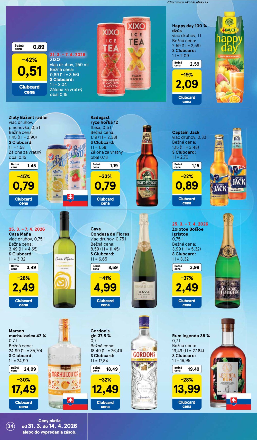 Leták Tesco (31. 3. - 7. 4. 2026) - strana 34 z 45