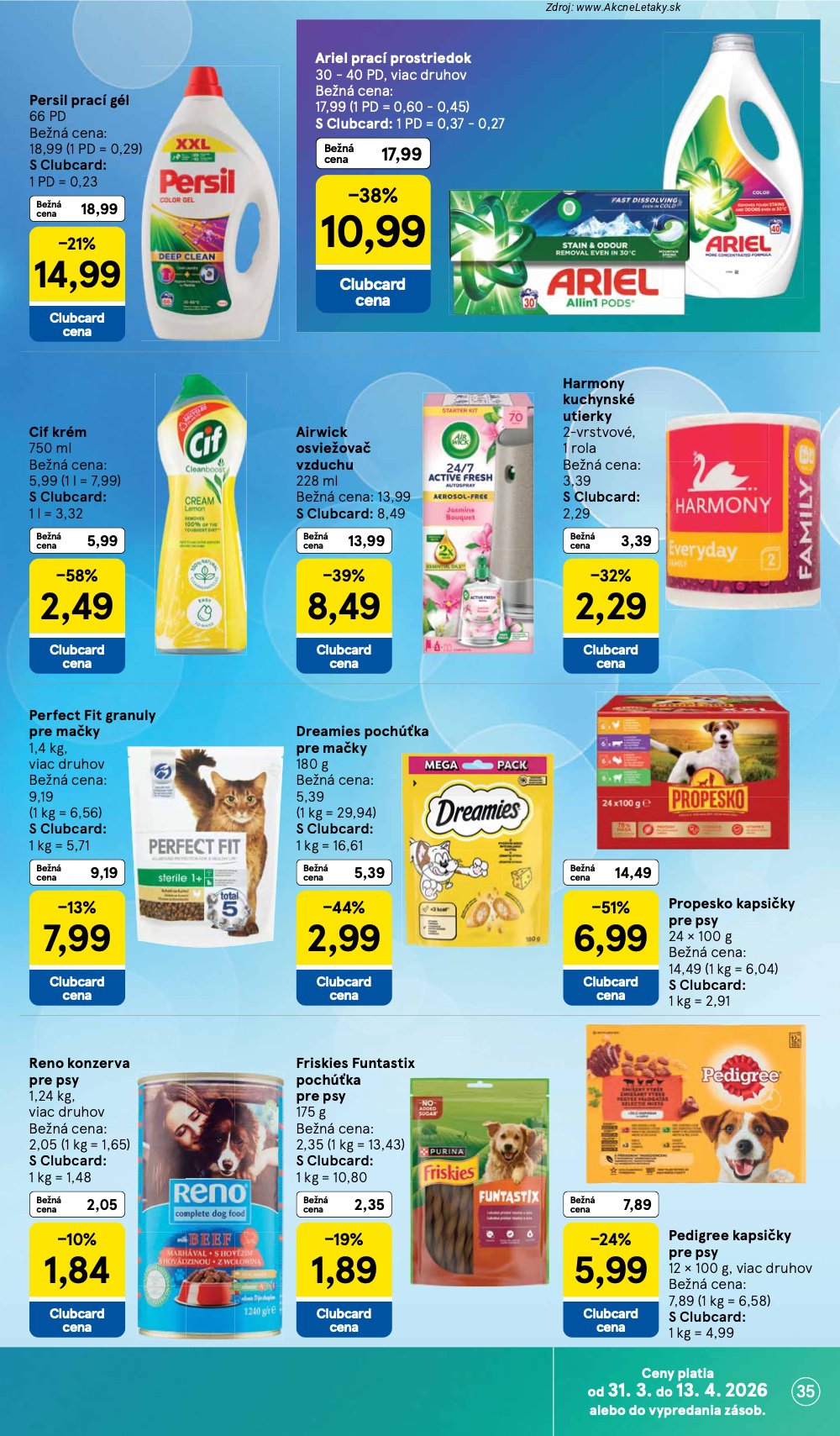 Leták Tesco (31. 3. - 7. 4. 2026) - strana 35 z 45