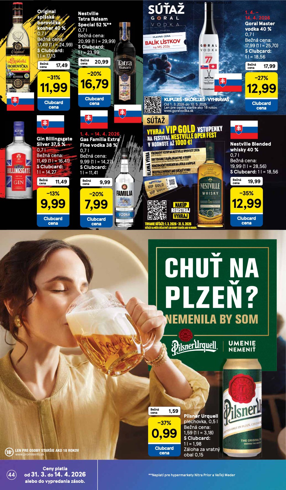 Leták Tesco (31. 3. - 7. 4. 2026) - strana 44 z 45