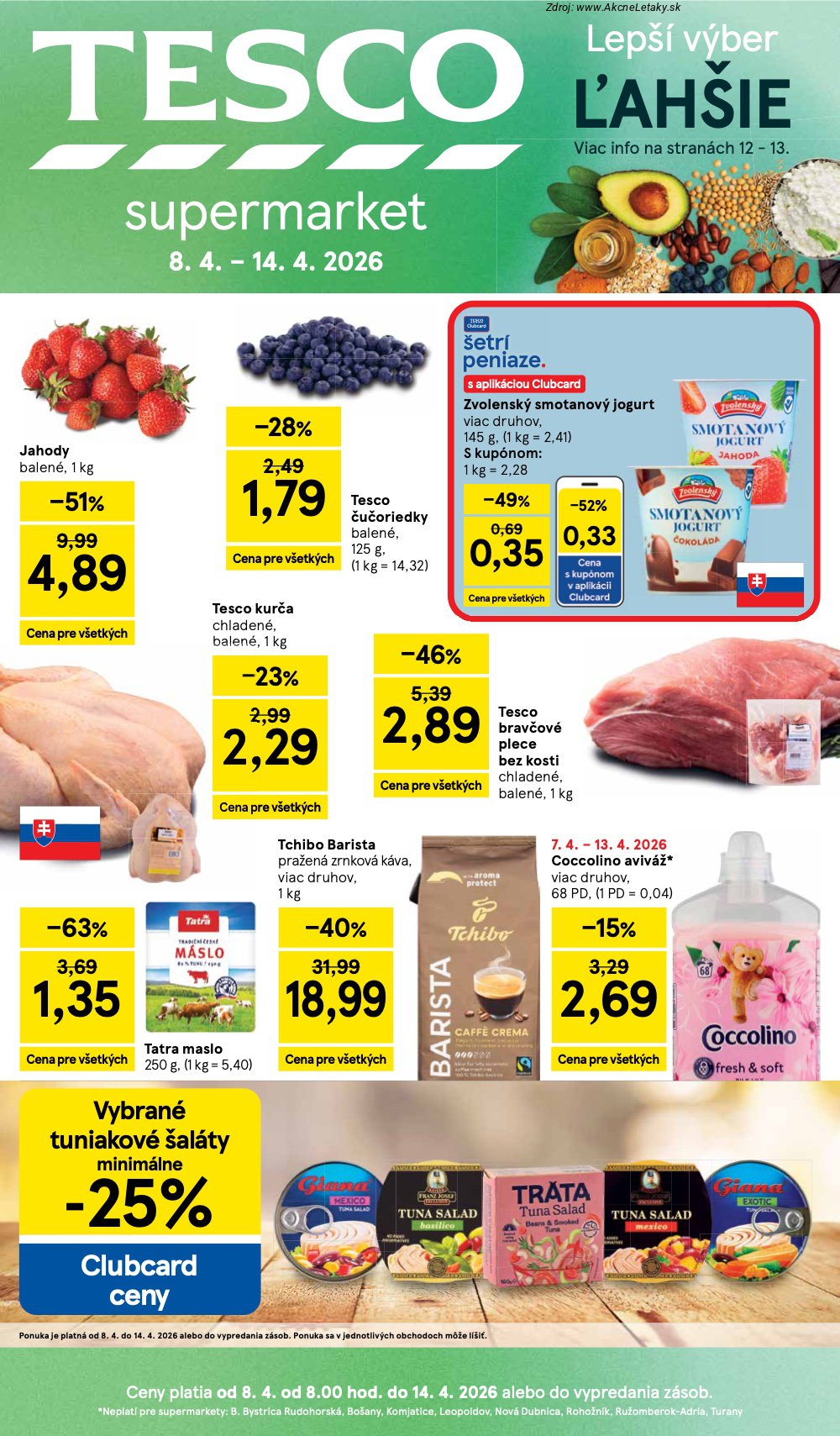 Leták Tesco - strana 1