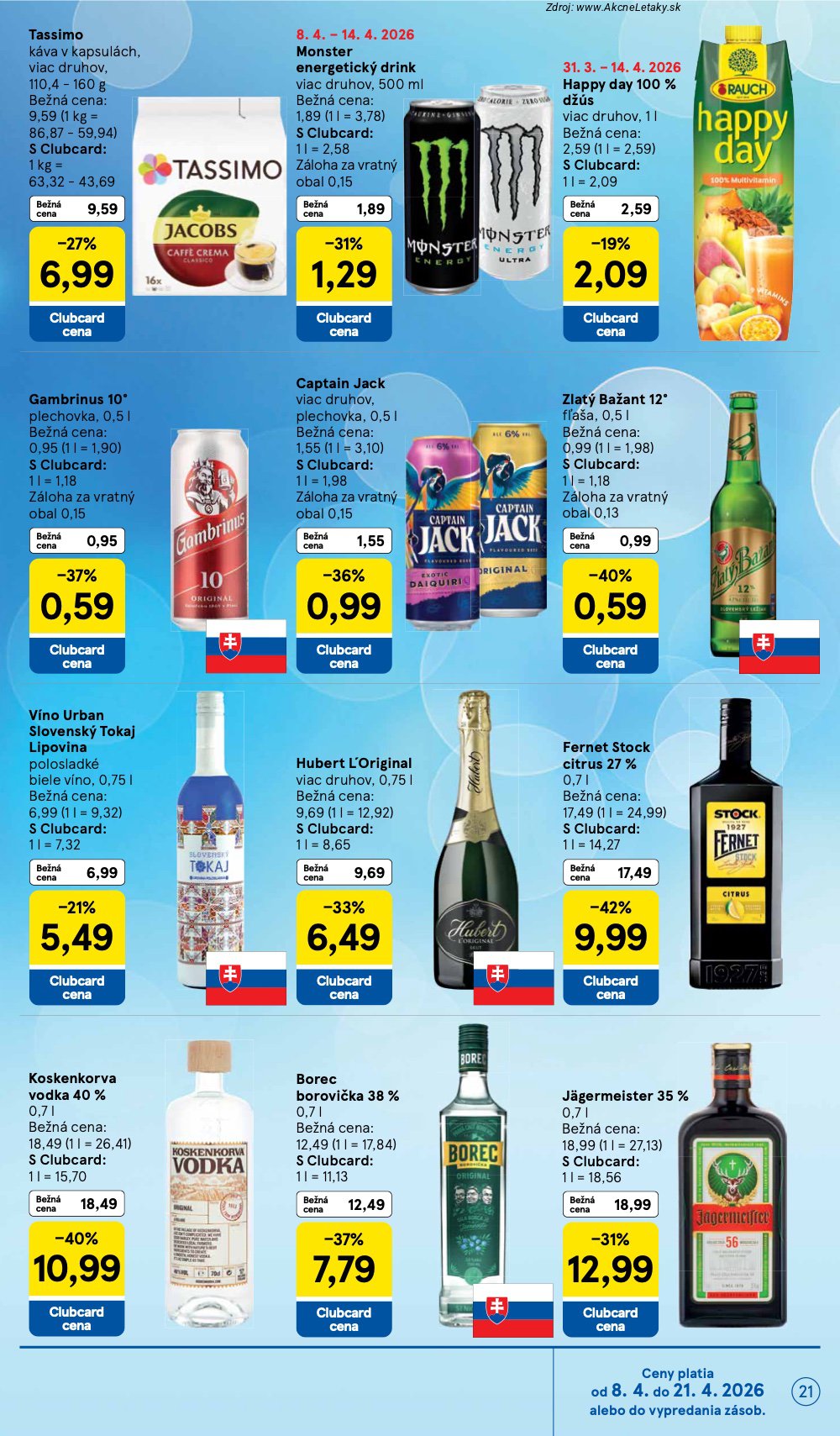 Leták Tesco (8. 4. - 14. 4. 2026) - strana 21 z 43