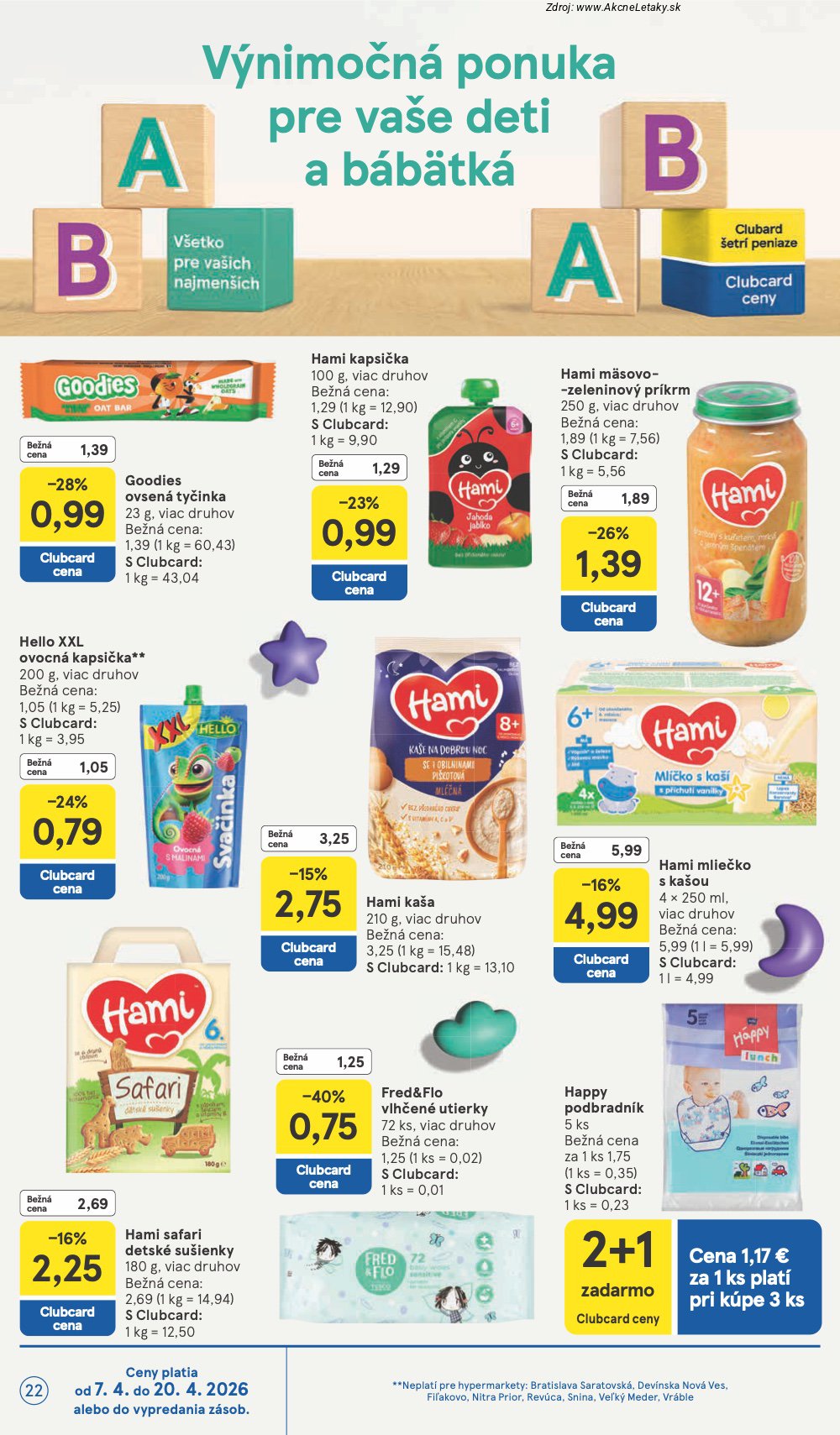 Leták Tesco (8. 4. - 14. 4. 2026) - strana 22 z 43