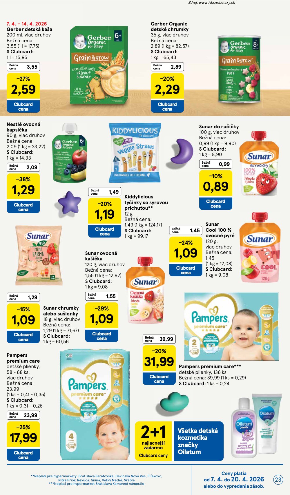 Leták Tesco (8. 4. - 14. 4. 2026) - strana 23 z 43