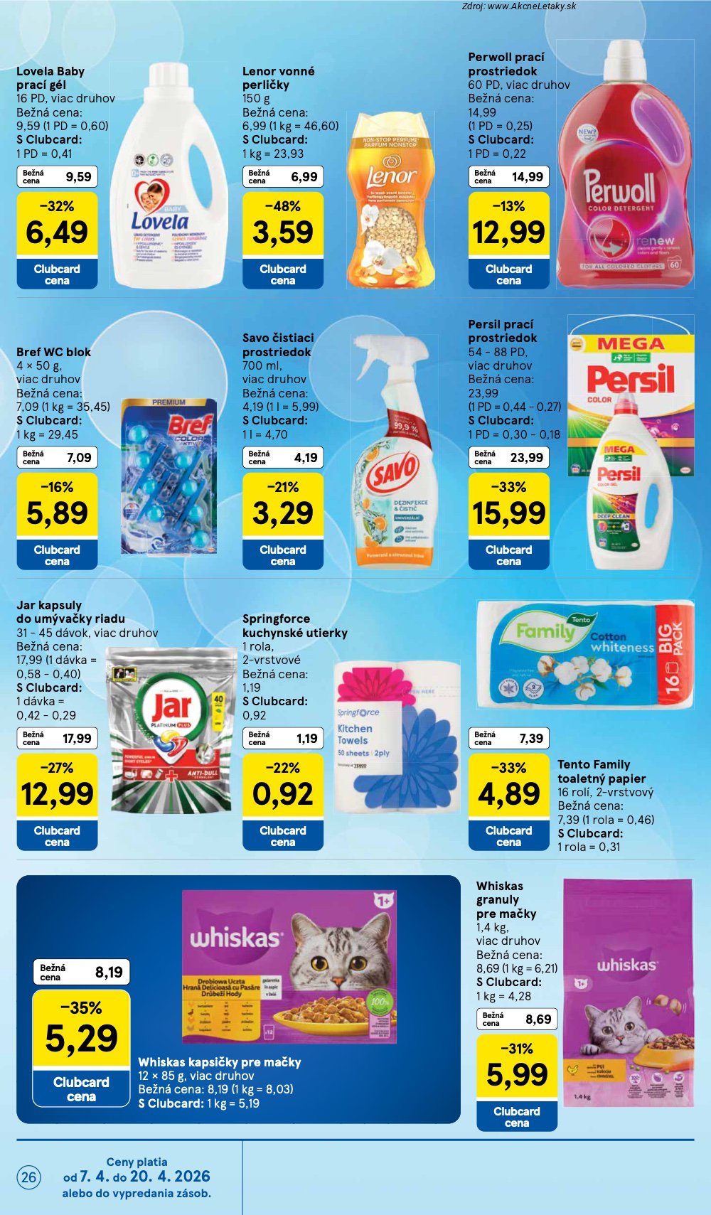 Leták Tesco (8. 4. - 14. 4. 2026) - strana 26 z 43