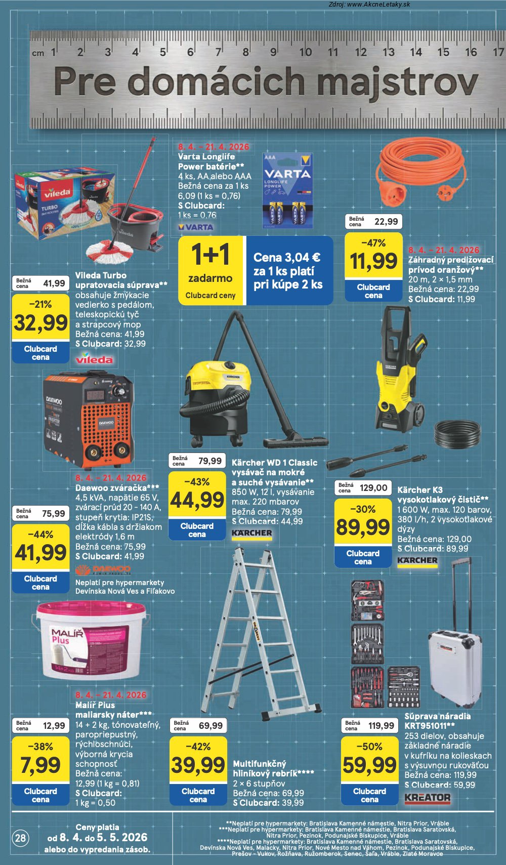 Leták Tesco (8. 4. - 14. 4. 2026) - strana 28 z 43