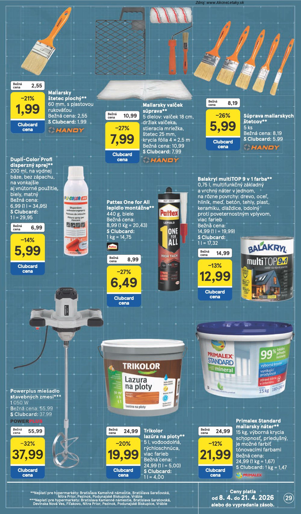 Leták Tesco (8. 4. - 14. 4. 2026) - strana 29 z 43