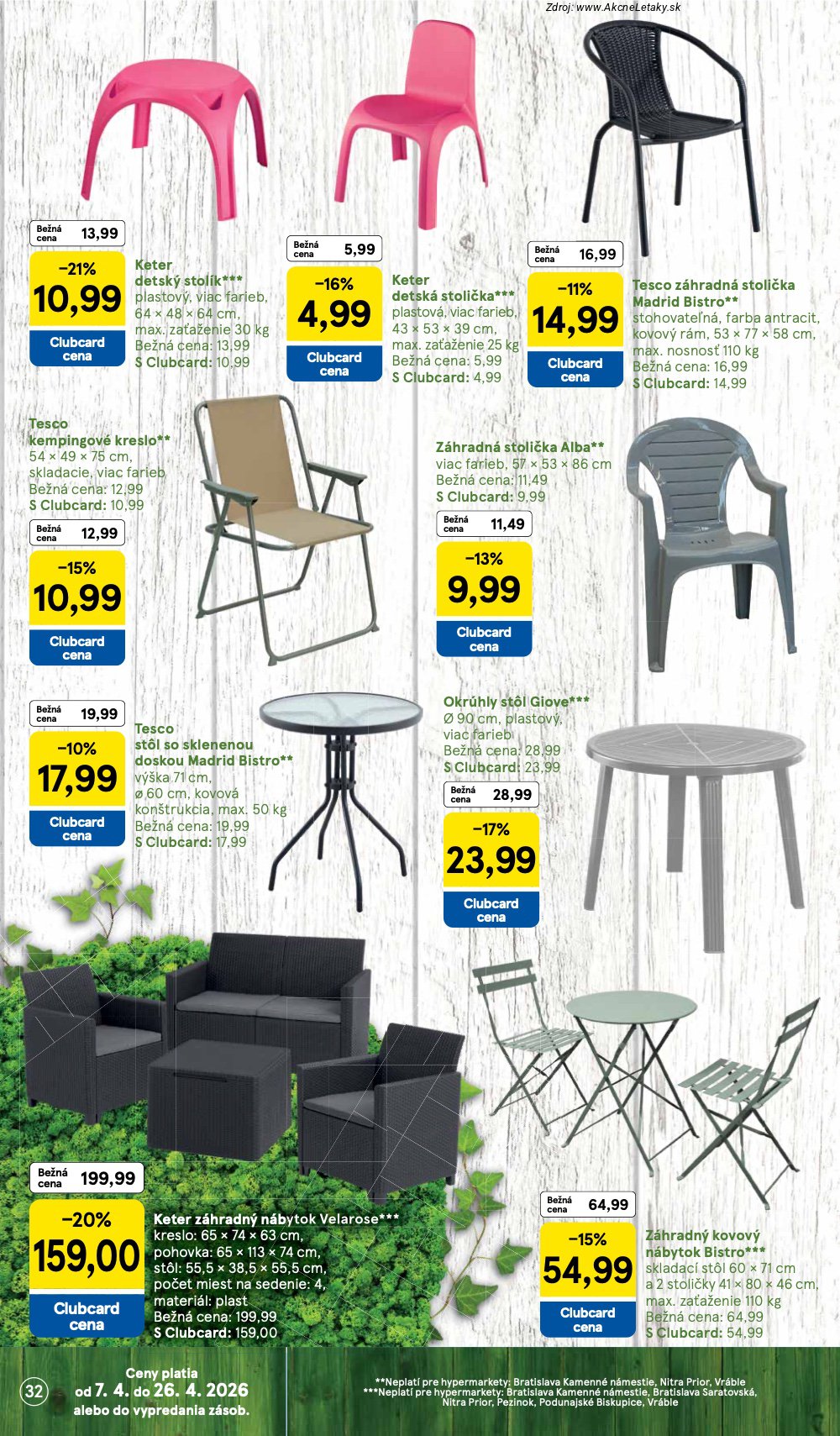 Leták Tesco (8. 4. - 14. 4. 2026) - strana 32 z 43