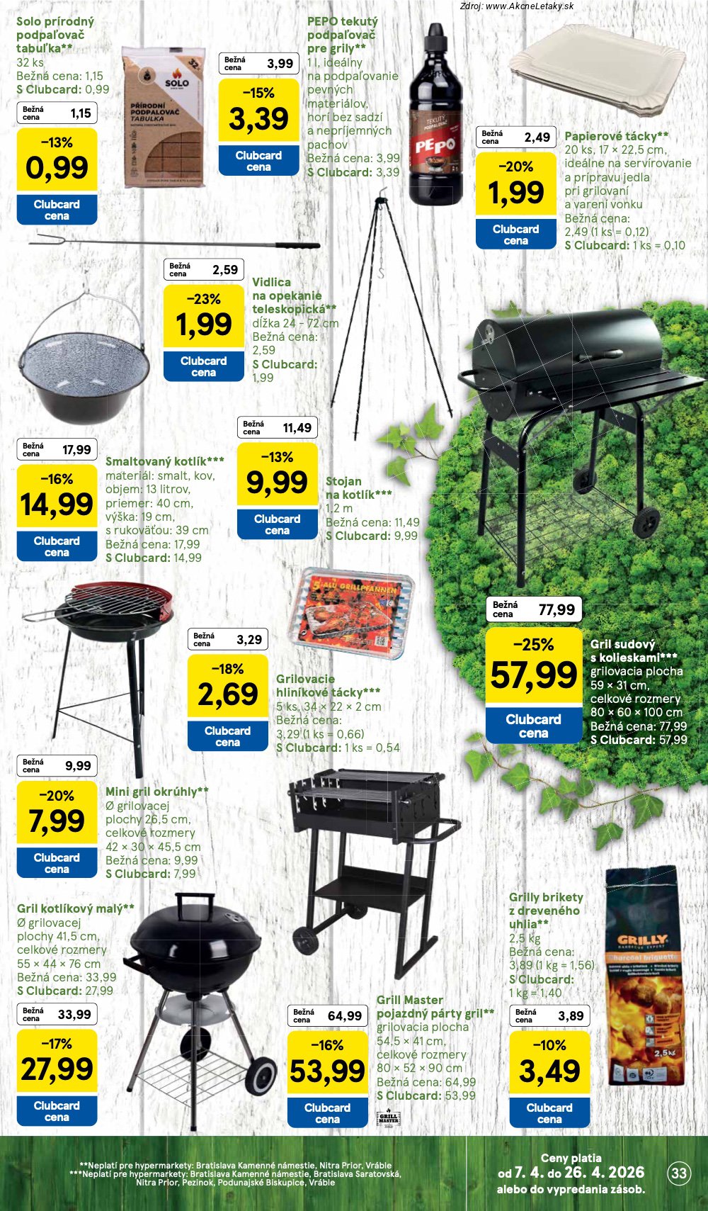 Leták Tesco (8. 4. - 14. 4. 2026) - strana 33 z 43