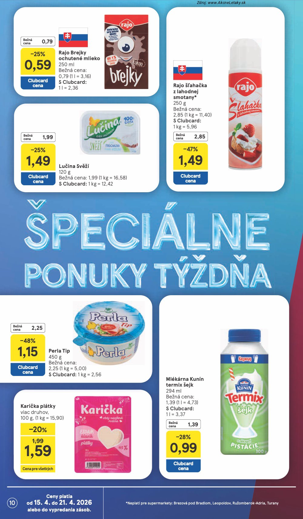 Leták Tesco (15. 4. - 21. 4. 2026) - strana 10 z 24