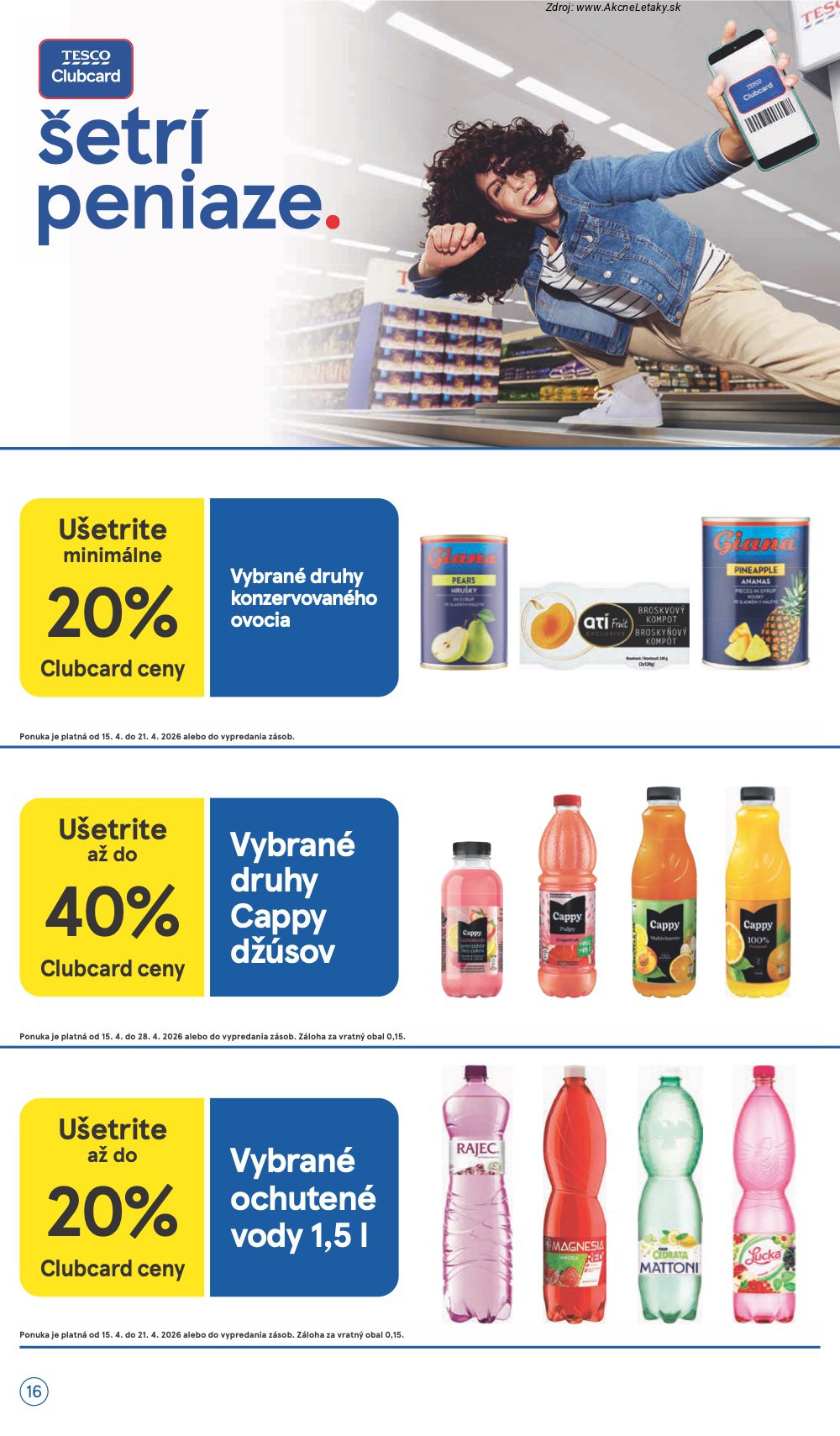 Leták Tesco (15. 4. - 21. 4. 2026) - strana 16 z 24