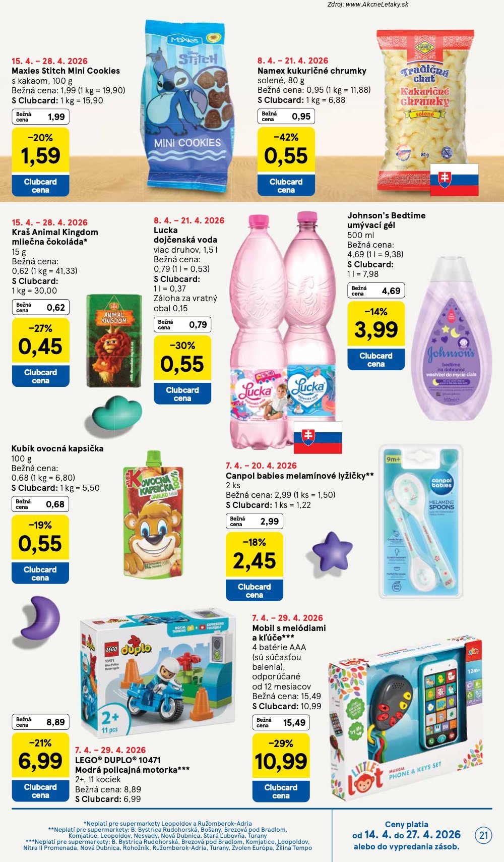 Leták Tesco (15. 4. - 21. 4. 2026) - strana 21 z 24