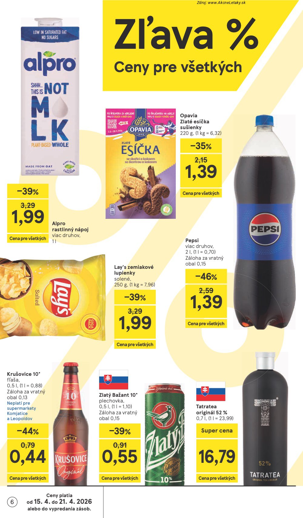 Leták Tesco (15. 4. - 21. 4. 2026) - strana 6 z 24