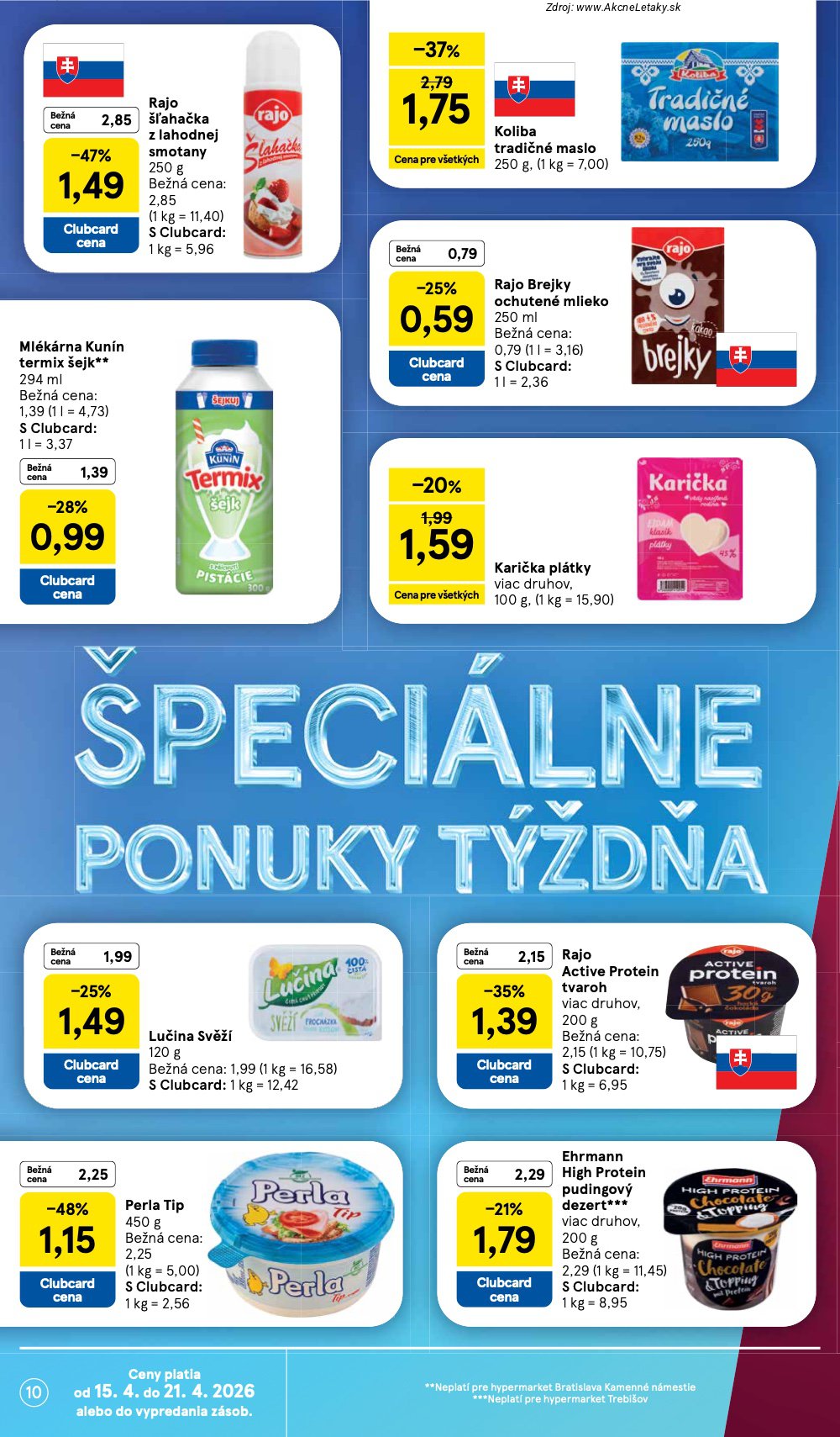 Leták Tesco (15. 4. - 21. 4. 2026) - strana 10 z 37