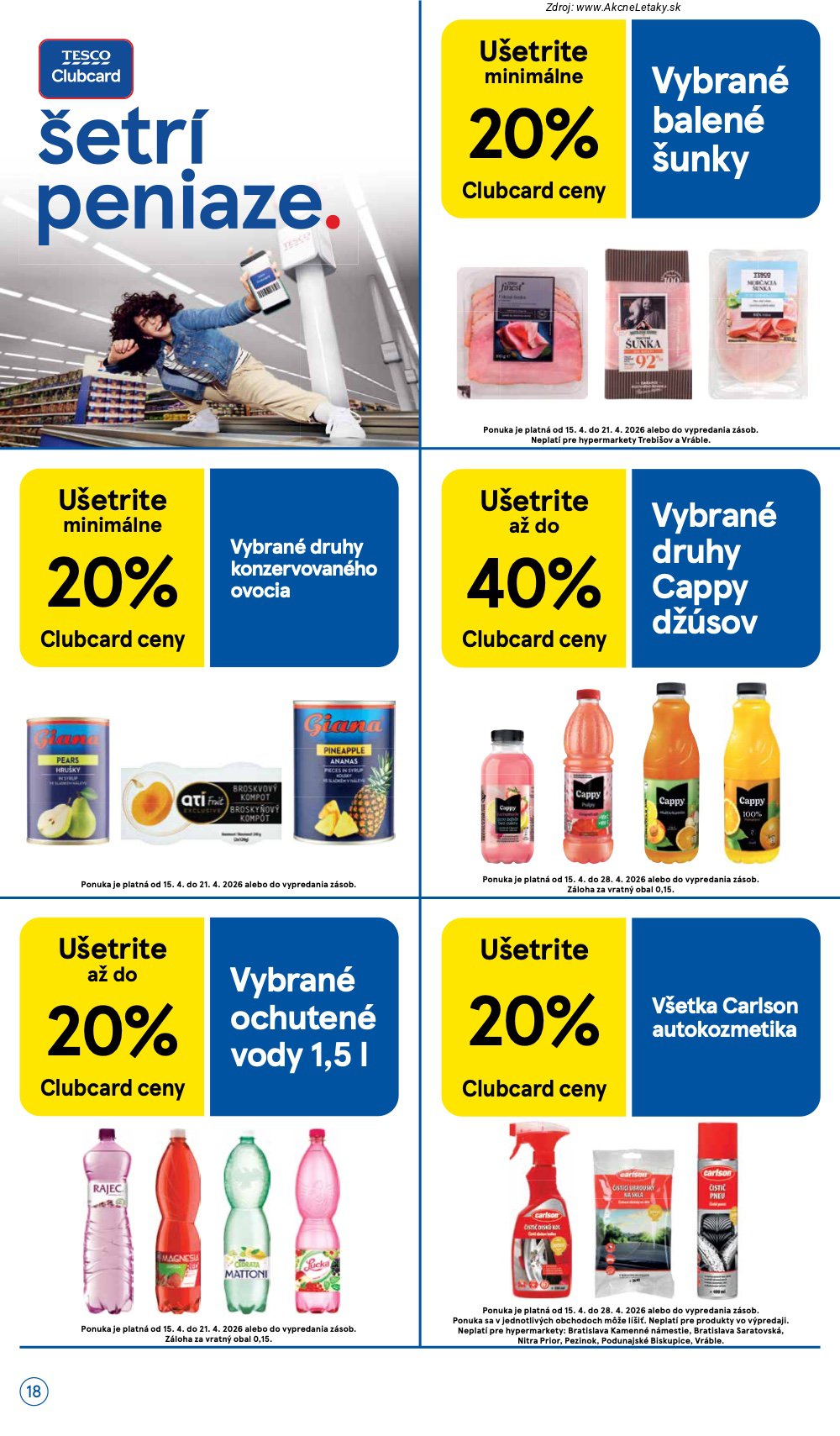 Leták Tesco (15. 4. - 21. 4. 2026) - strana 18 z 37