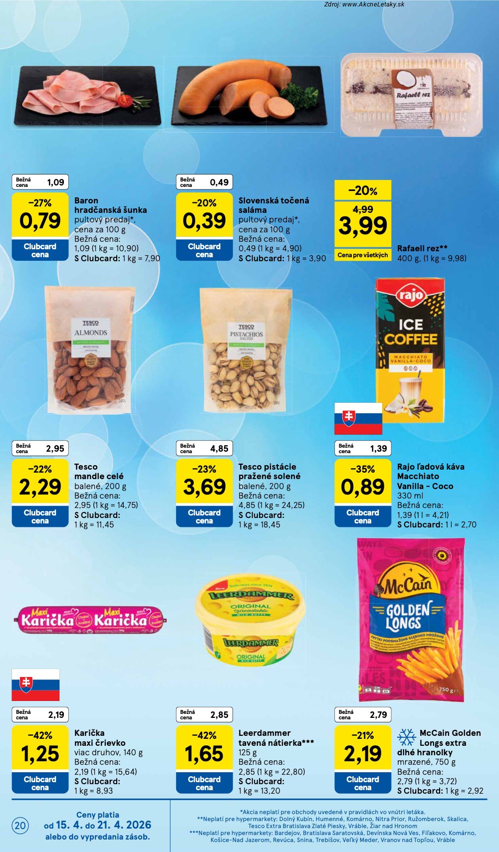 Leták Tesco (15. 4. - 21. 4. 2026) - strana 20 z 37