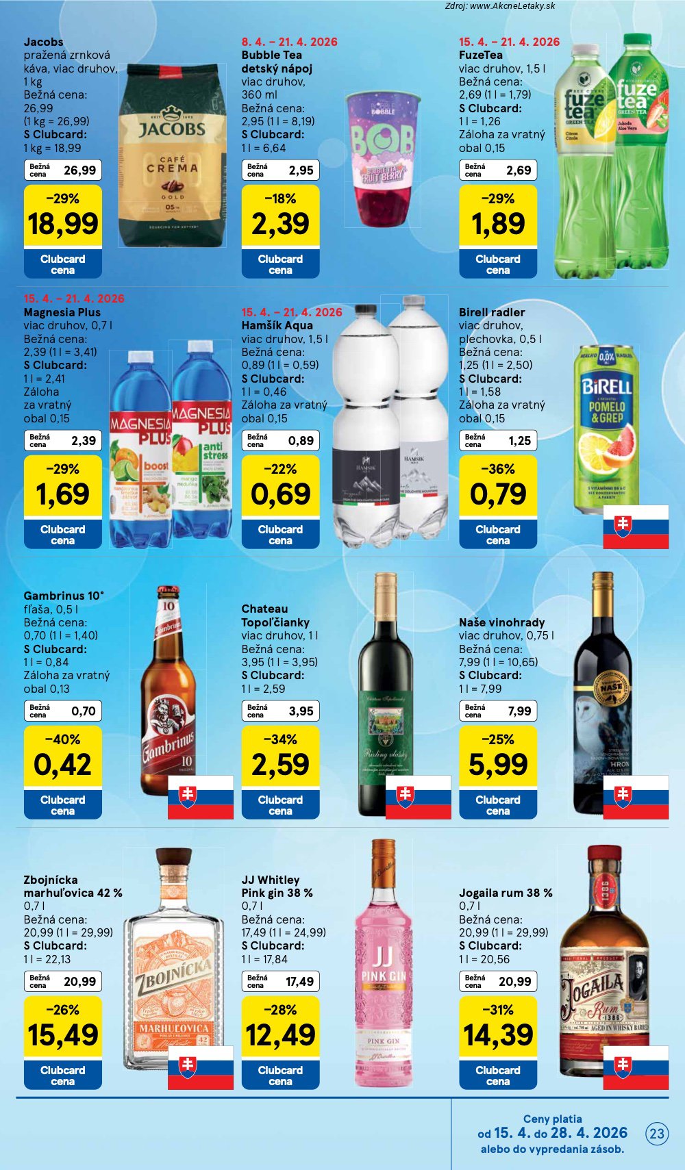 Leták Tesco (15. 4. - 21. 4. 2026) - strana 23 z 37