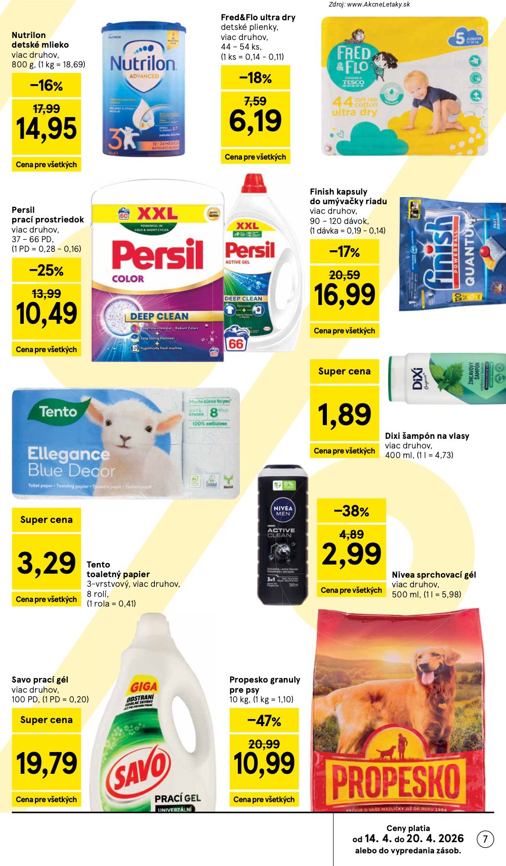 Leták Tesco (15. 4. - 21. 4. 2026) - strana 7 z 37