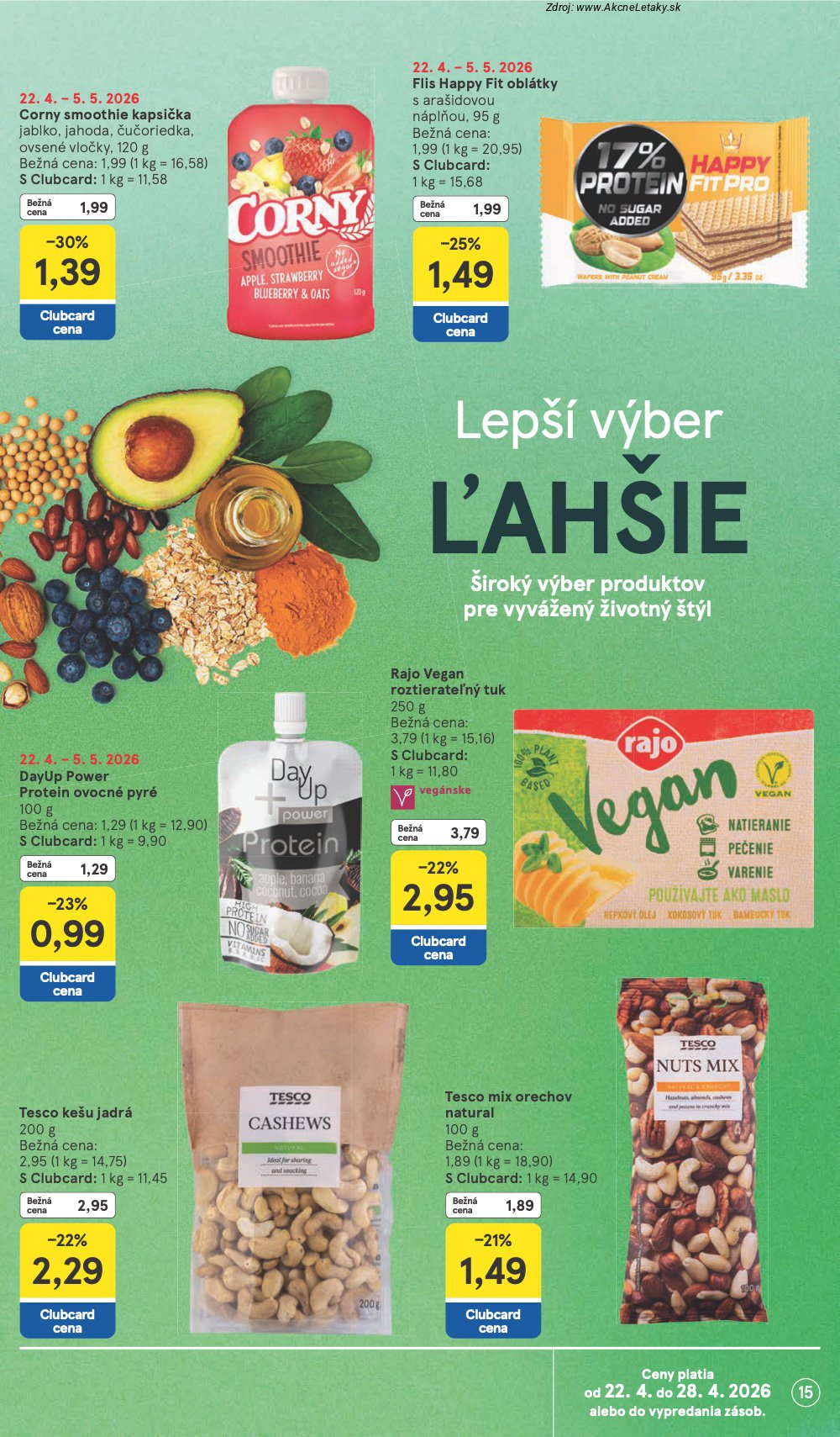 Leták Tesco (22. 4. - 28. 4. 2026) - strana 15 z 28