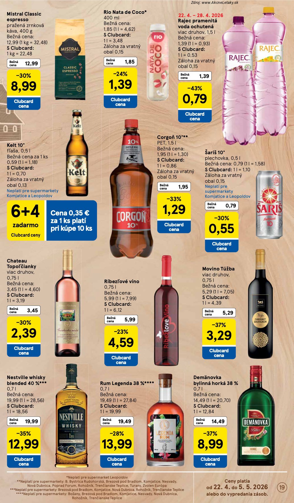 Leták Tesco (22. 4. - 28. 4. 2026) - strana 19 z 28